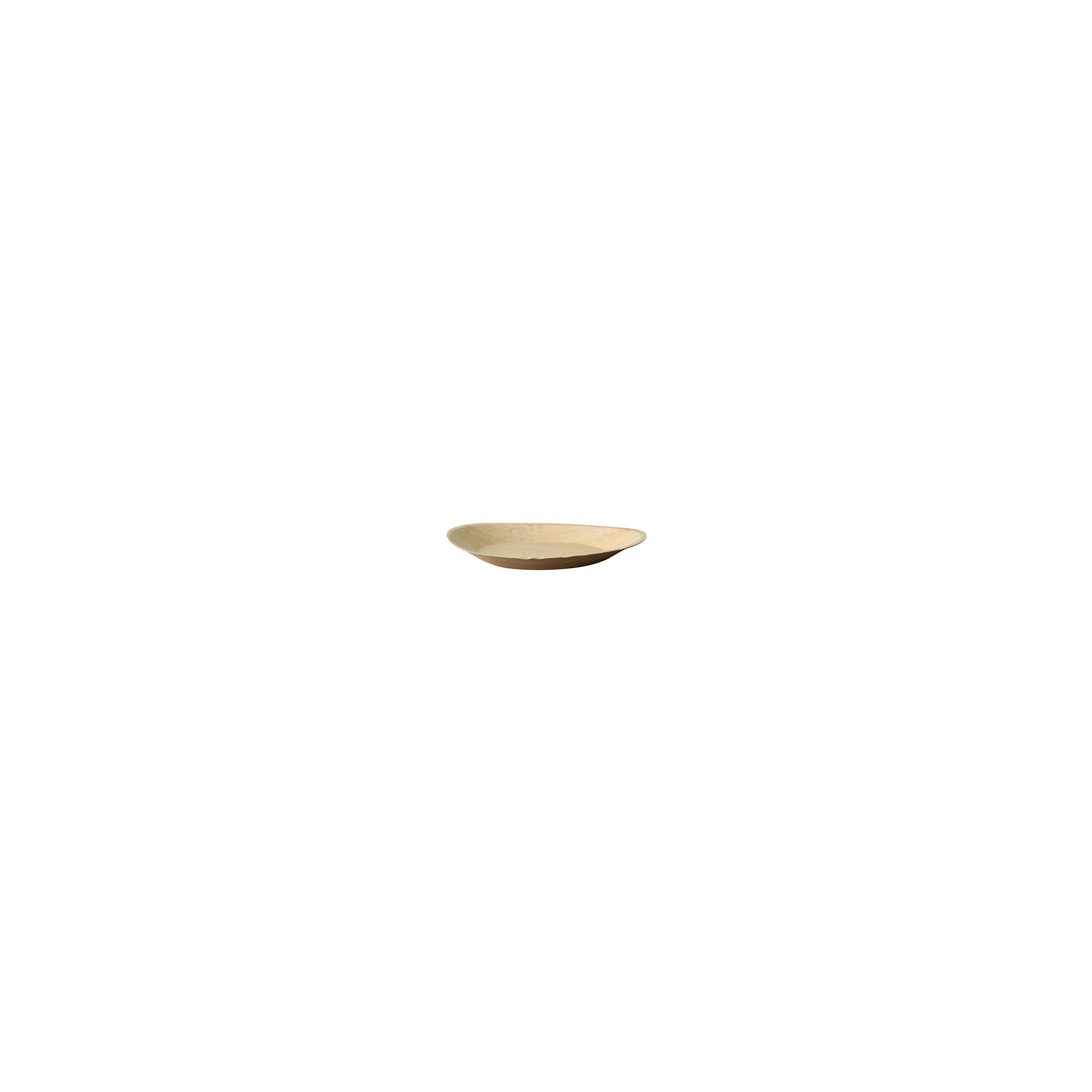 Teller, Palmblatt "pure" oval 26 cm x 17 cm x 2,5 cm