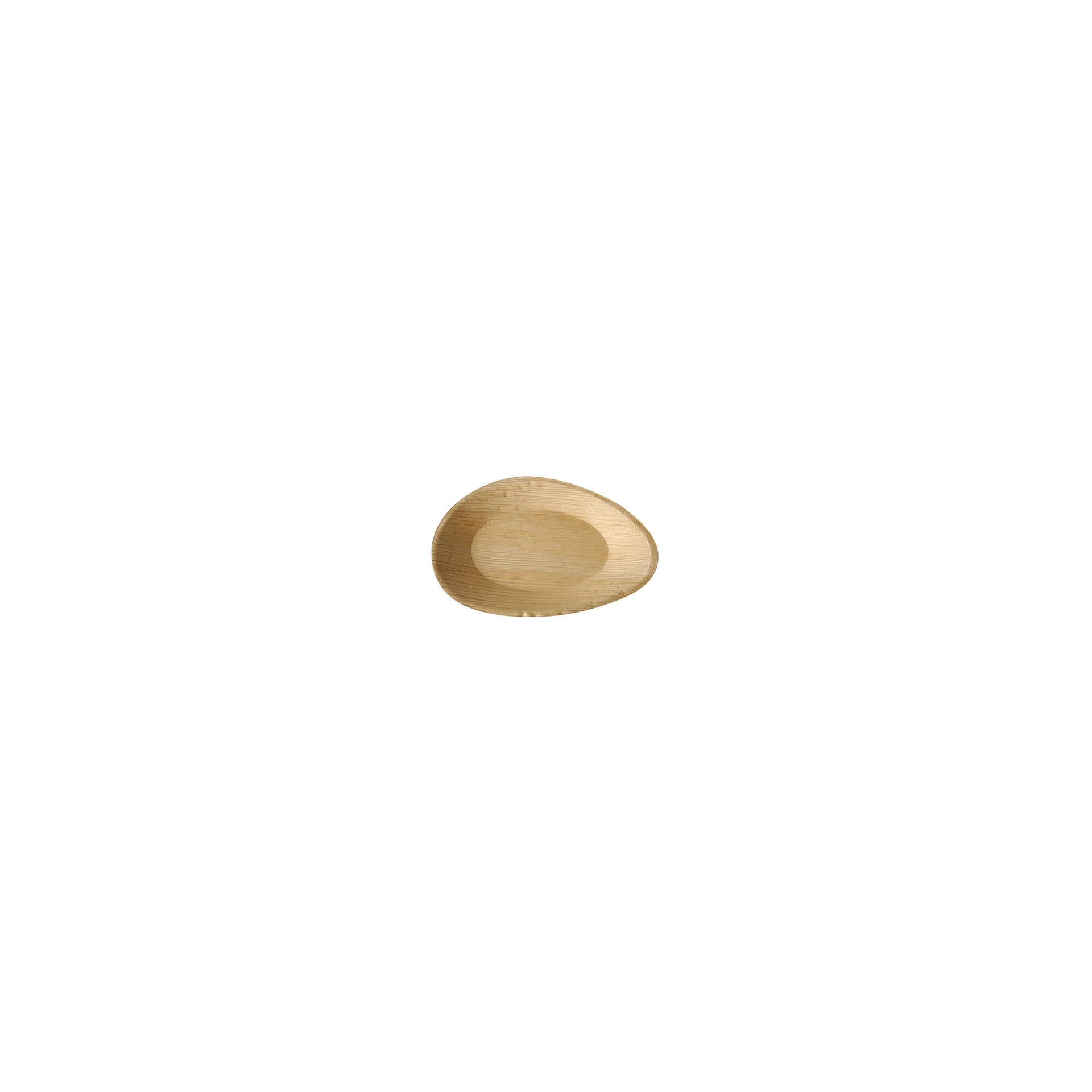 Teller, Palmblatt "pure" oval 26 cm x 17 cm x 2,5 cm