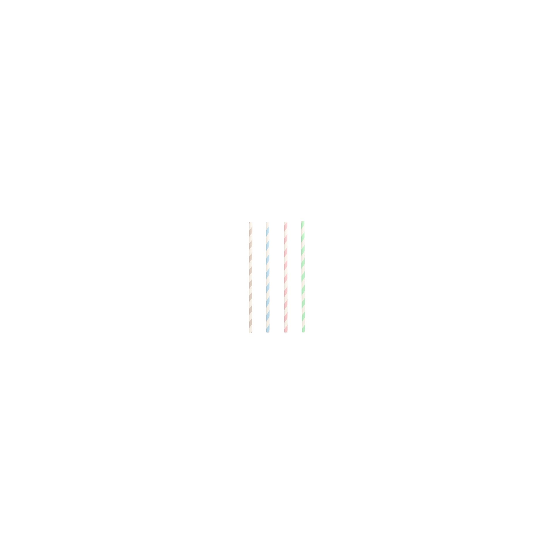 Trinkhalme, Papier Ø 6 mm · 20 cm farbig sortiert "Stripes" Trinkhalme, Papier Ø 6 mm · 20 cm farbig sortiert "Stripes"