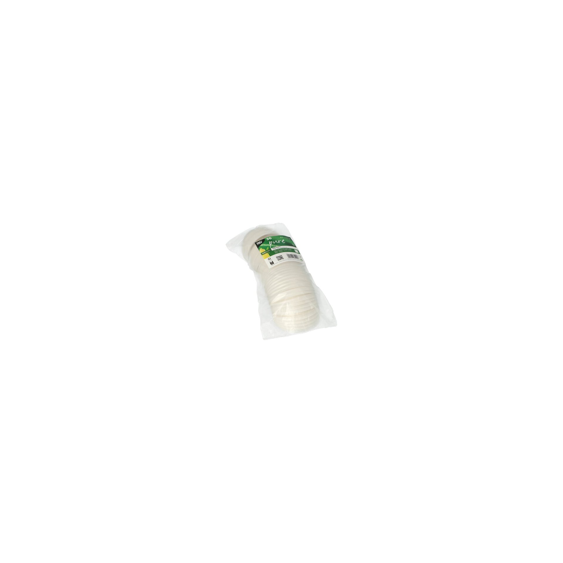 Dom-Deckel, C-PLA rund Ø 9 cm · 2,1 cm weiss