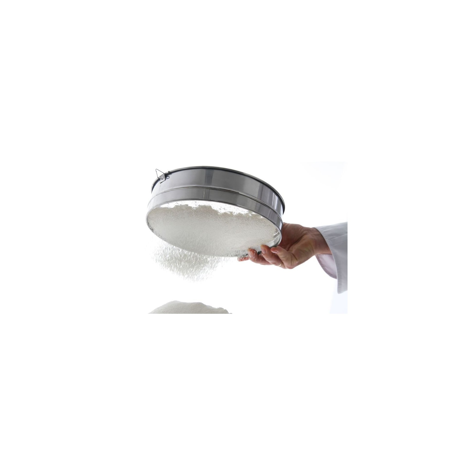 Backsieb, rund, für Mehl und Gries, ⌀250x(H)75mm Backsieb, rund, für Mehl und Gries, ⌀250x(H)75mm