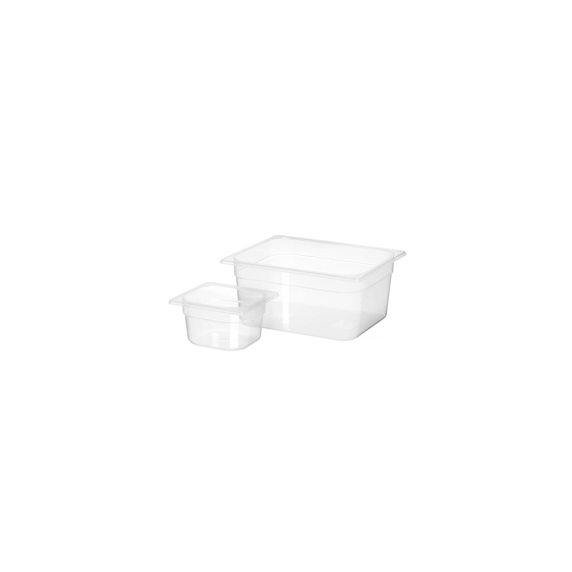 Gastronorm-Behälter 1/6, Profi Line, GN 1/6, 1,6L, Transparent, 176x162x(H)100mm Gastronorm-Behälter 1/6, Profi Line, GN 1/6, 1,6L, Transparent, 176x162x(H)100mm