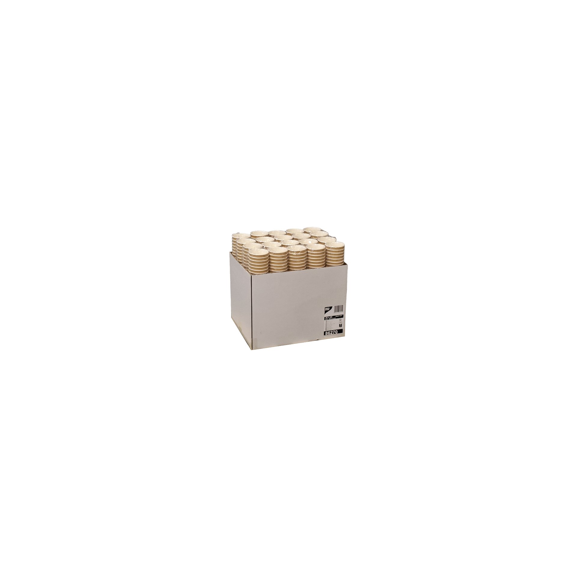 Trinkbecher, Pappe 0,2 l Ø 8 cm · 9 cm natur Ripple Wall Trinkbecher, Pappe 0,2 l Ø 8 cm · 9 cm natur Ripple Wall