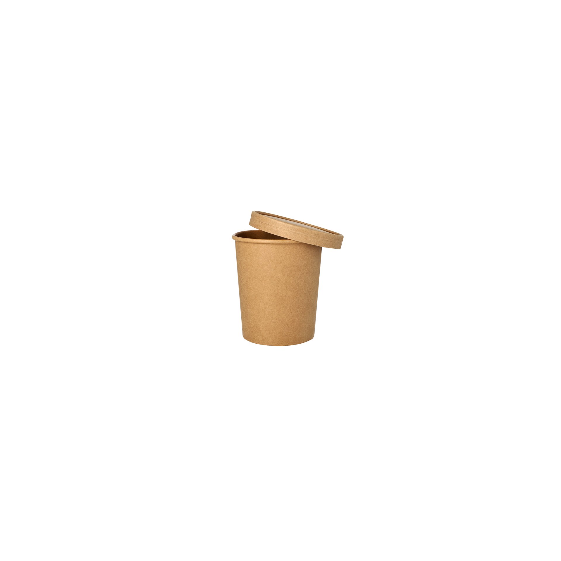 Suppenbecher, Pappe rund 940 ml Ø 11,5 cm · 13 cm braun