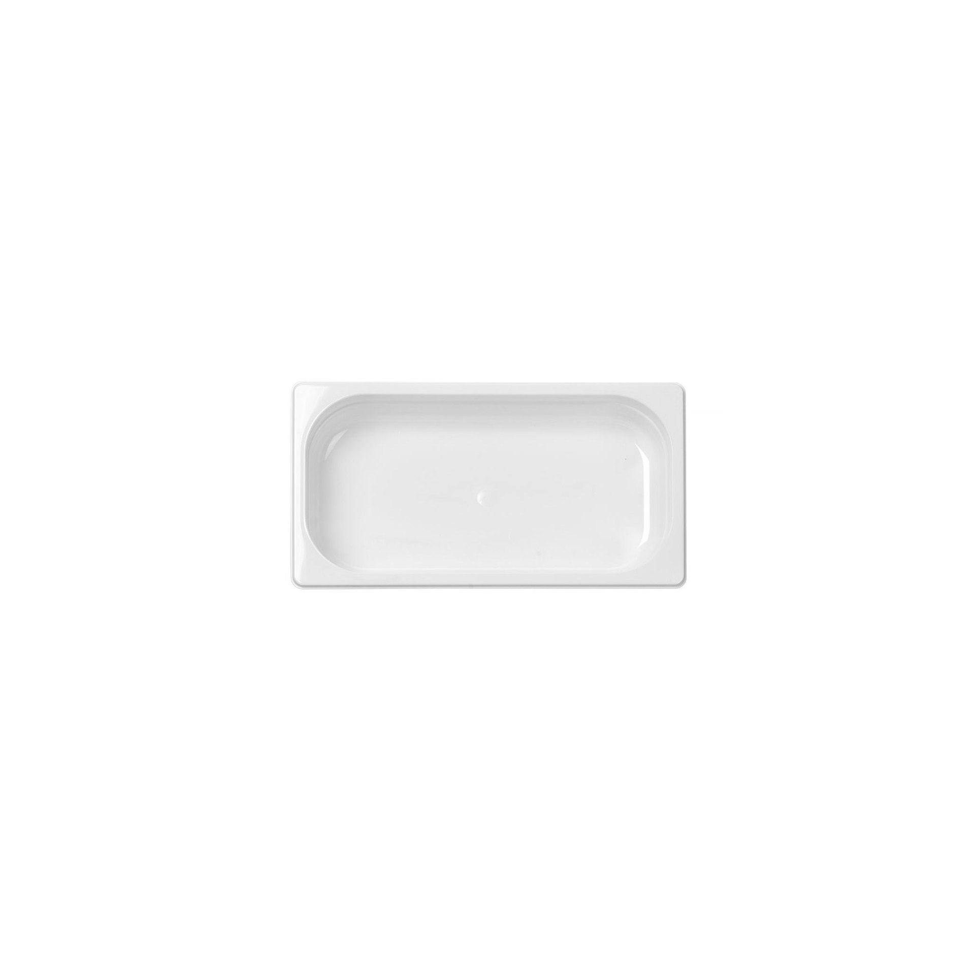 Gastronorm-Behälter 1/3, GN 1/3, 2,5L, Weiß, 325x176x(H)65mm