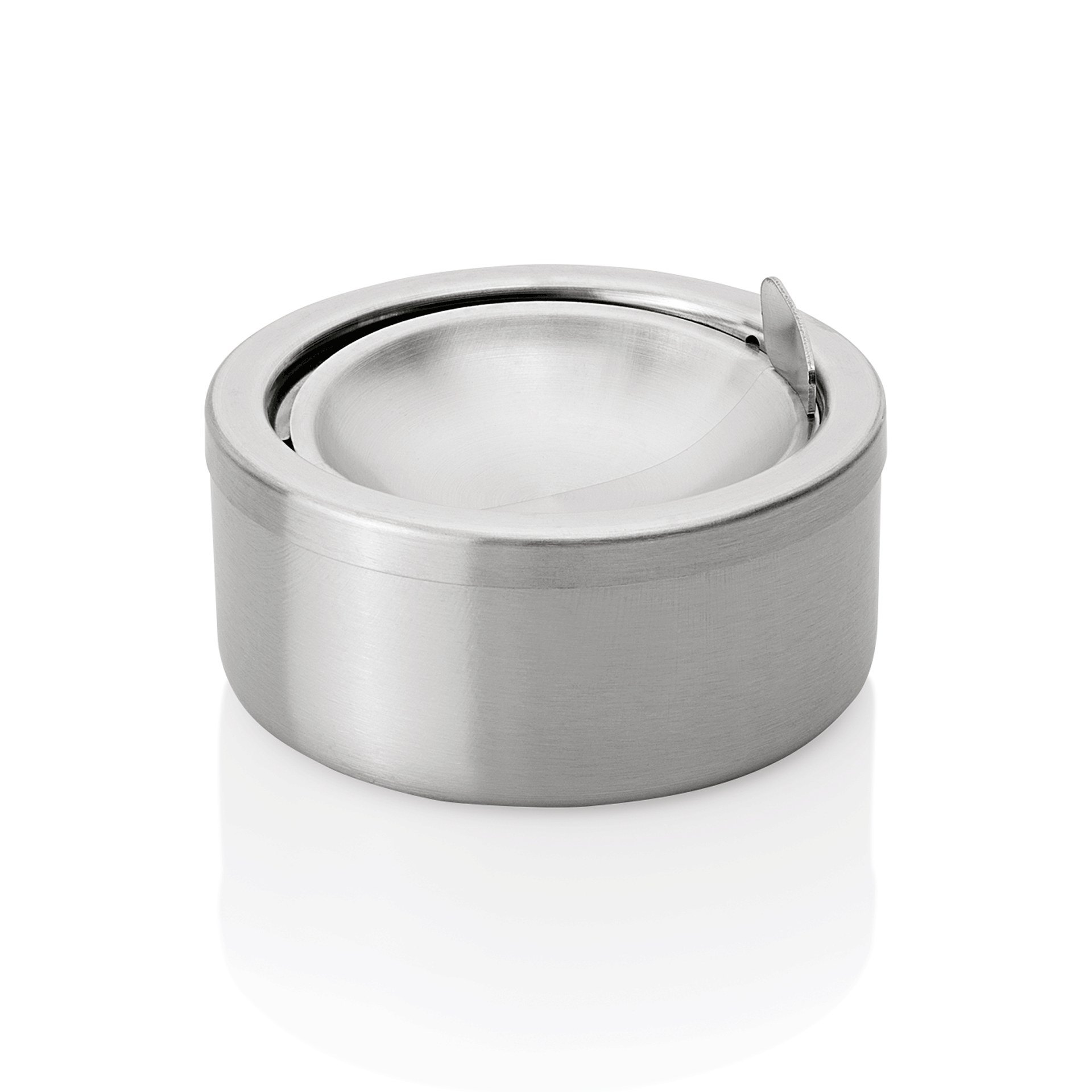 Druckaschenbecher 11,5 cm Edelstahl Druckaschenbecher 11,5 cm Edelstahl
