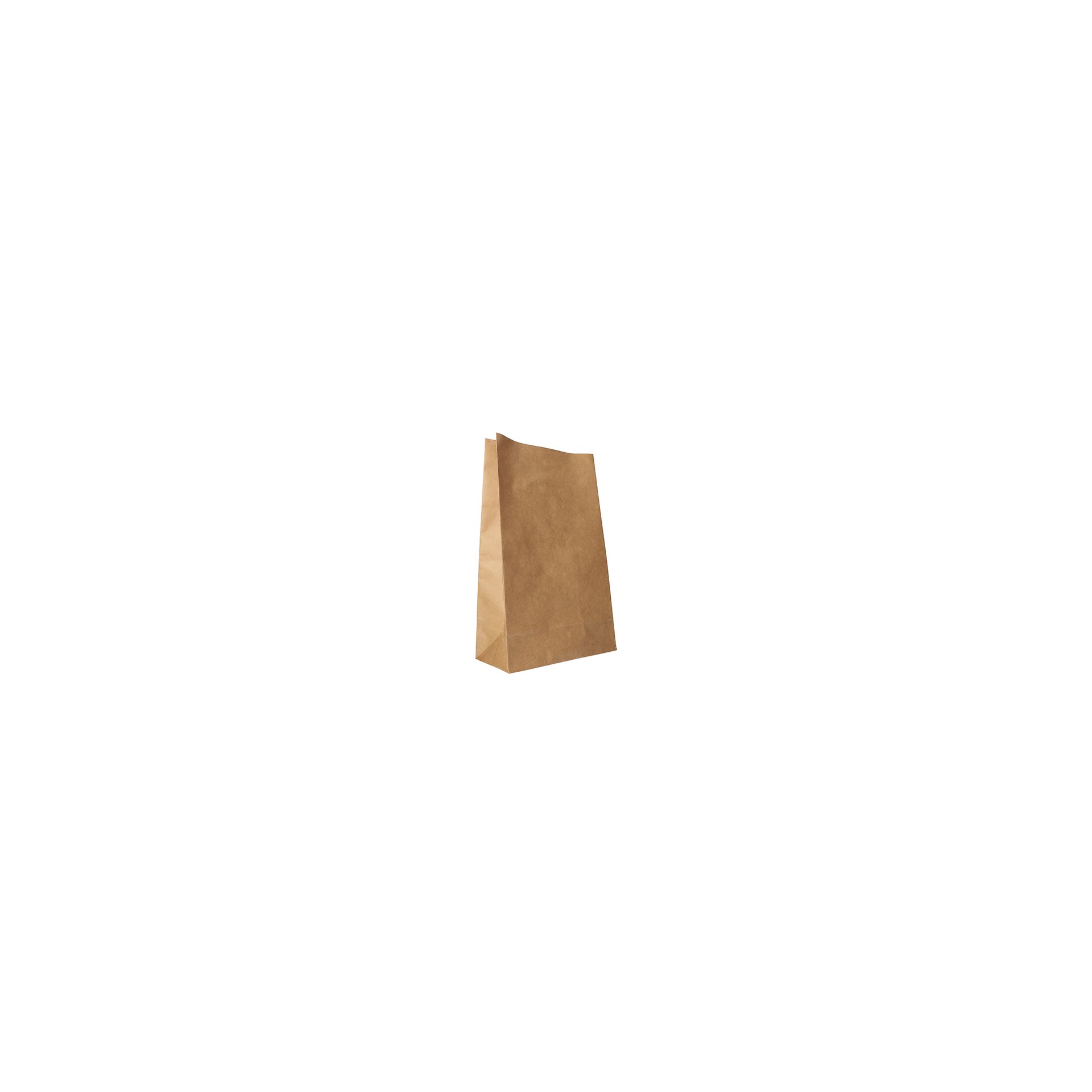 Blockbodenbeutel, Kraftpapier 36 cm x 22 cm x 11 cm braun