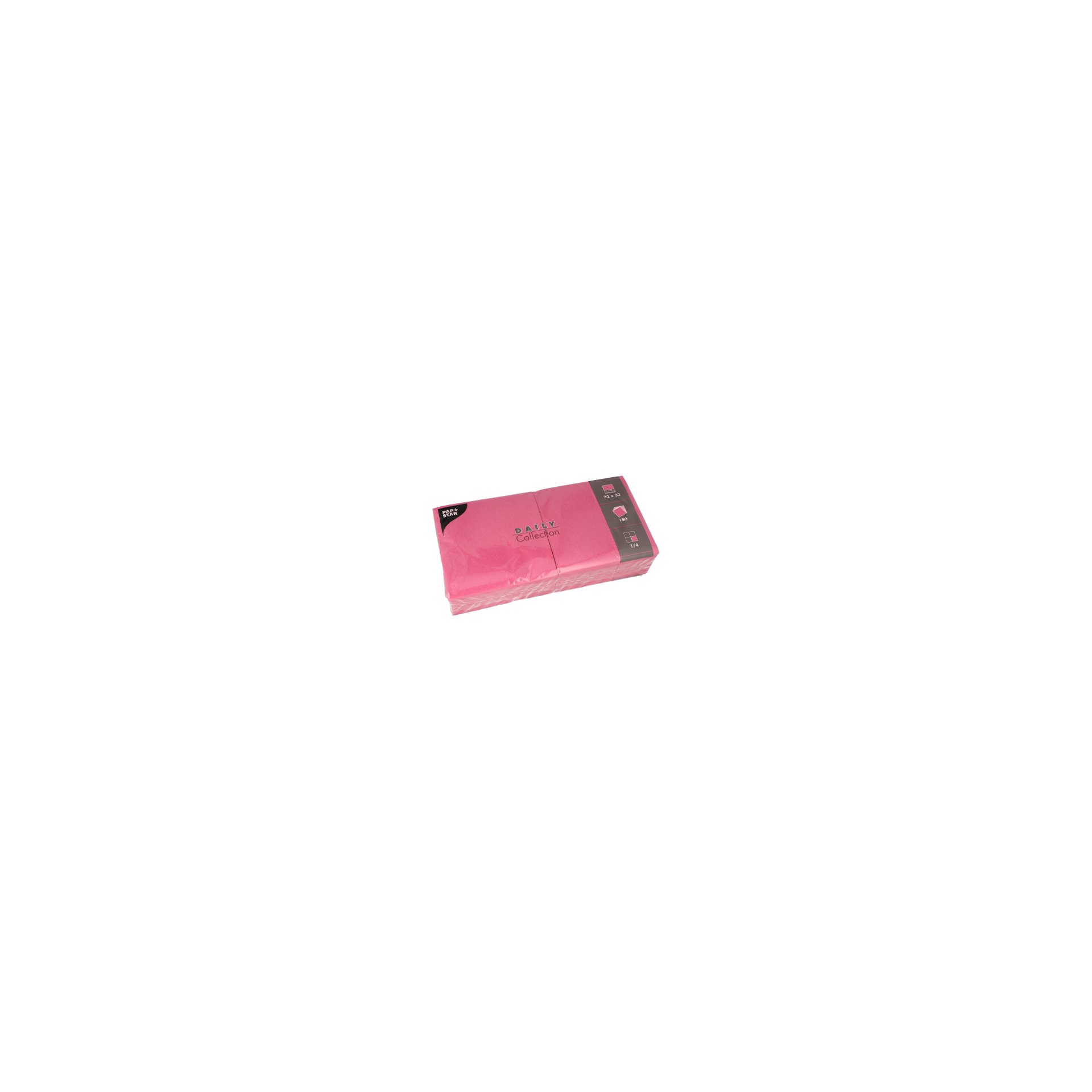 Servietten "DAILY Collection" 1/4-Falz 32 cm x 32 cm fuchsia Servietten "DAILY Collection" 1/4-Falz 32 cm x 32 cm fuchsia