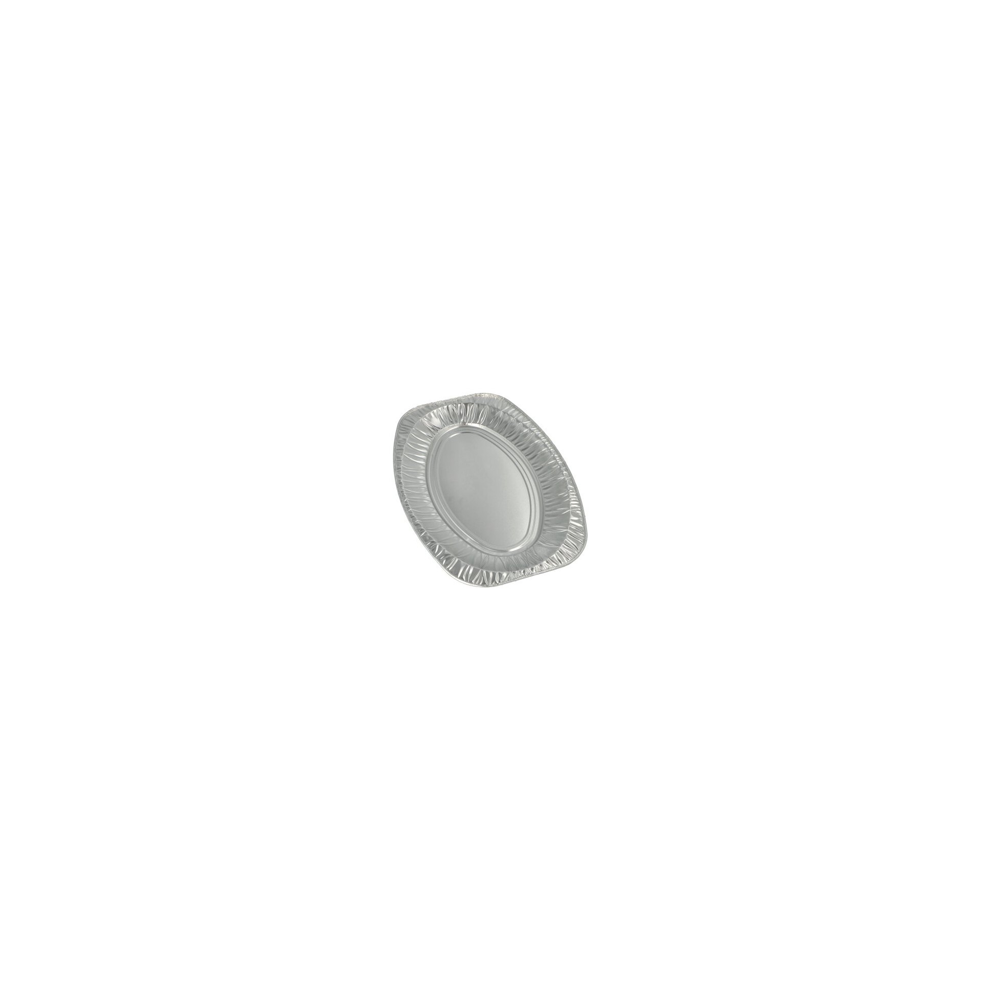 Servierplatten, Alu oval 43 cm x 29 cm