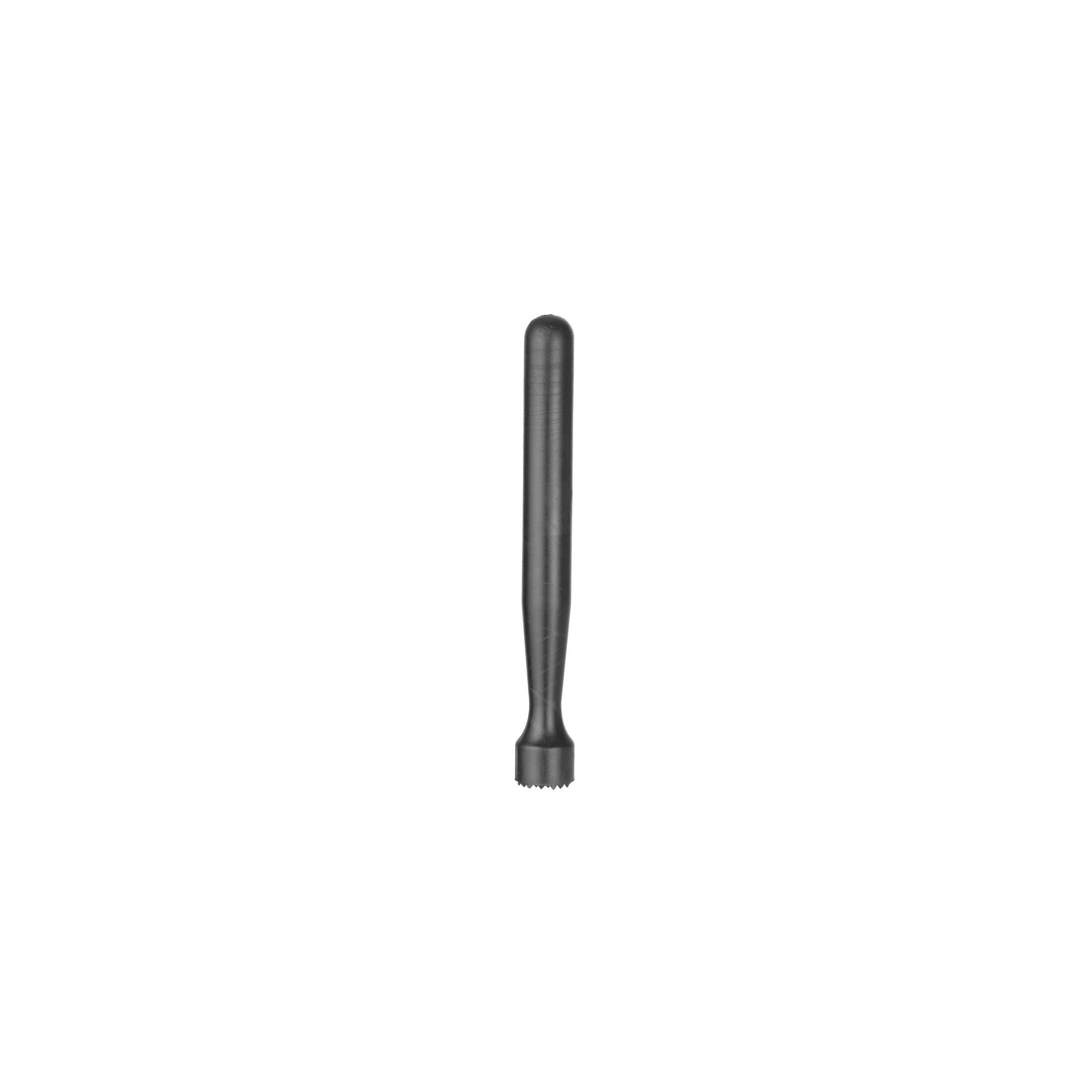 Cocktail-Stößel, BarUp, gezahnt, Schwarz, ⌀34x207mm