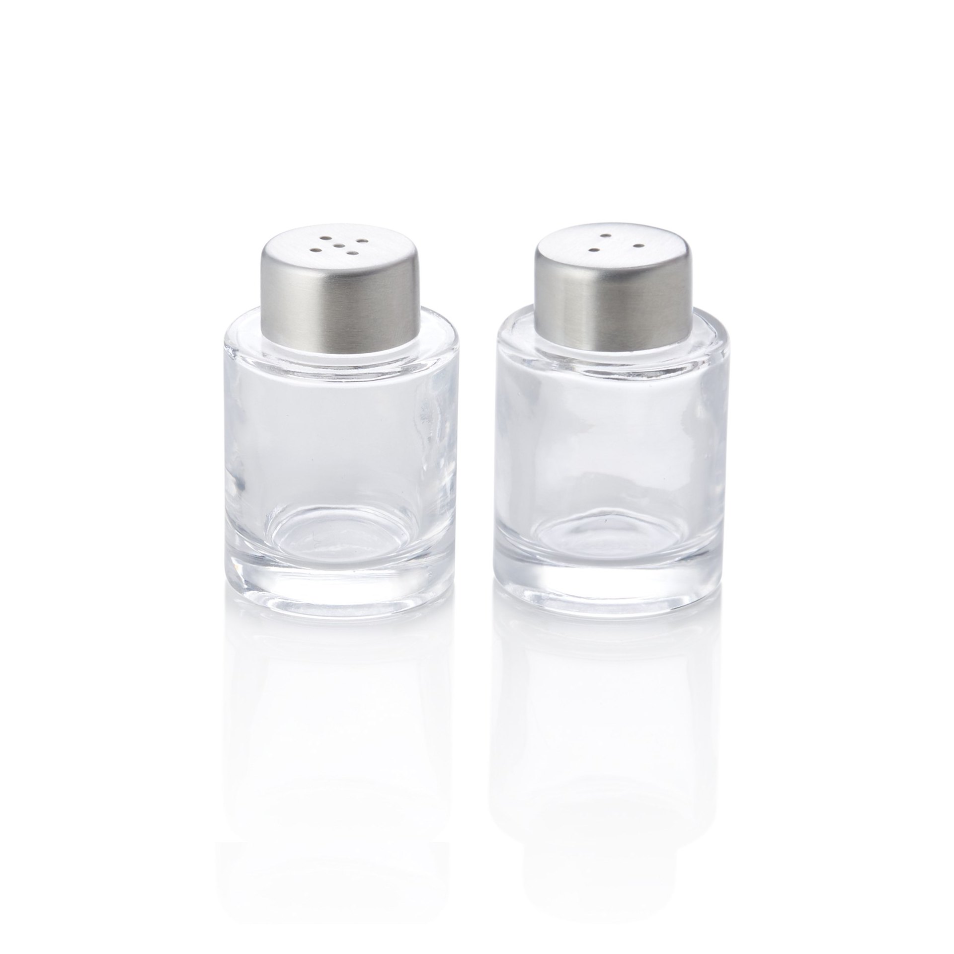 Mini Salz-/Pfefferstreuer Set, Ø 4 cm, Höhe 6 cm, Glas