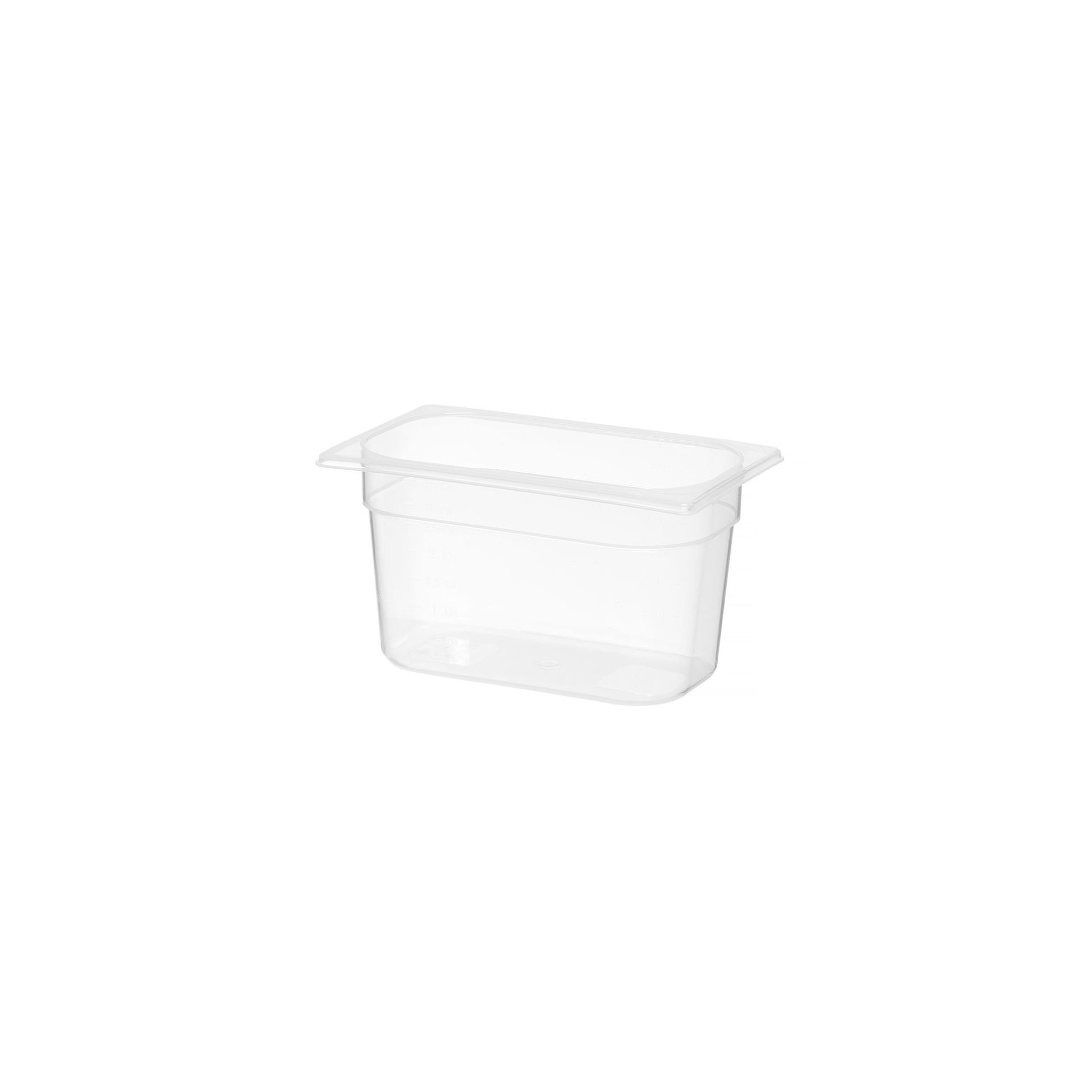 Gastronorm-Behälter 1/4, Profi Line, GN 1/4, 4L, Transparent, 265x162x(H)150mm