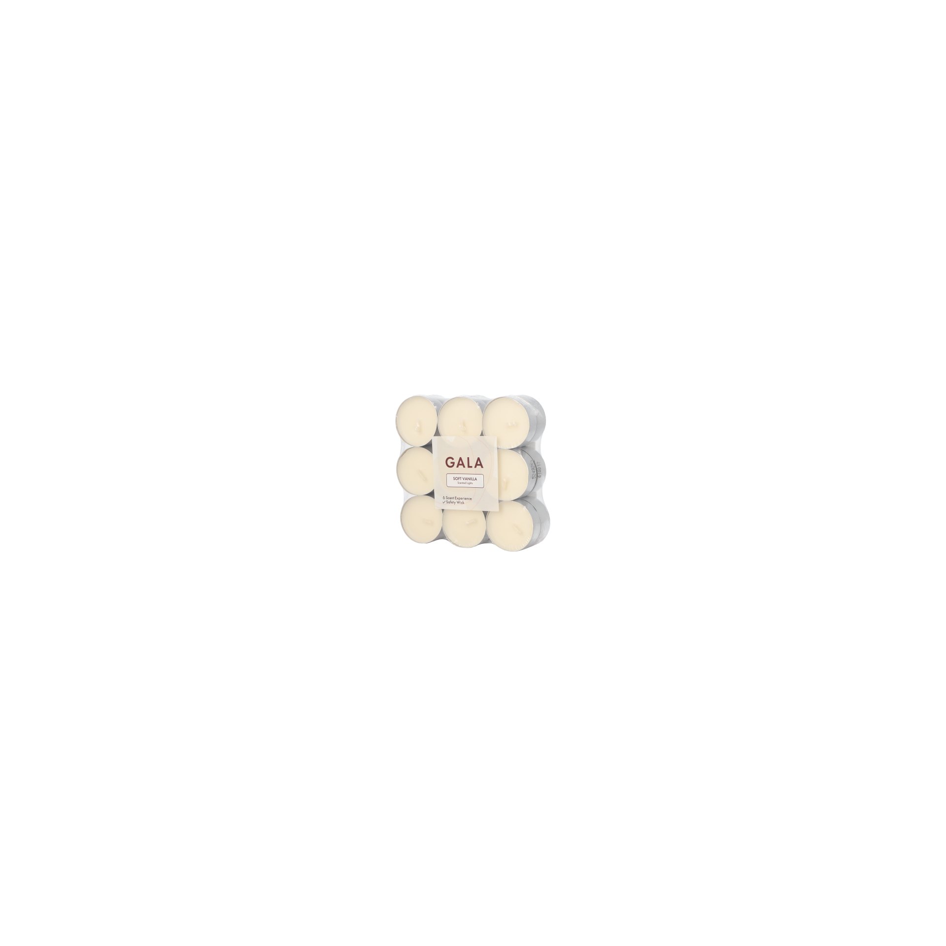 "GALA" Duftlichte Ø 37,5 mm · 16,6 mm creme - Soft Vanilla