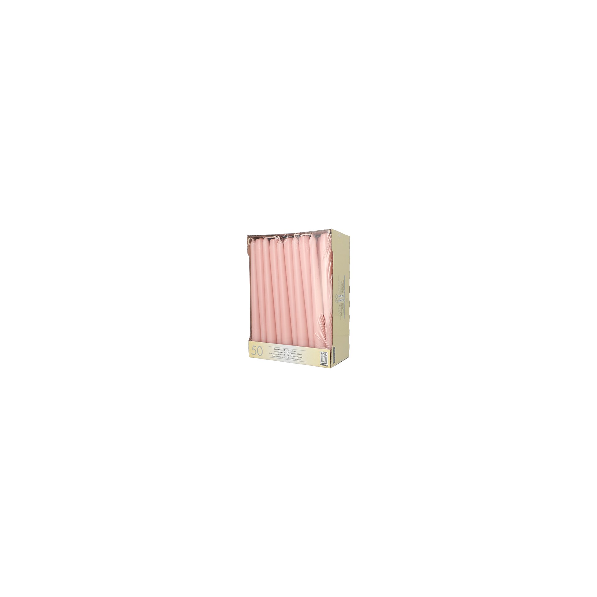 Leuchterkerzen Ø 2,2 cm · 25 cm peach