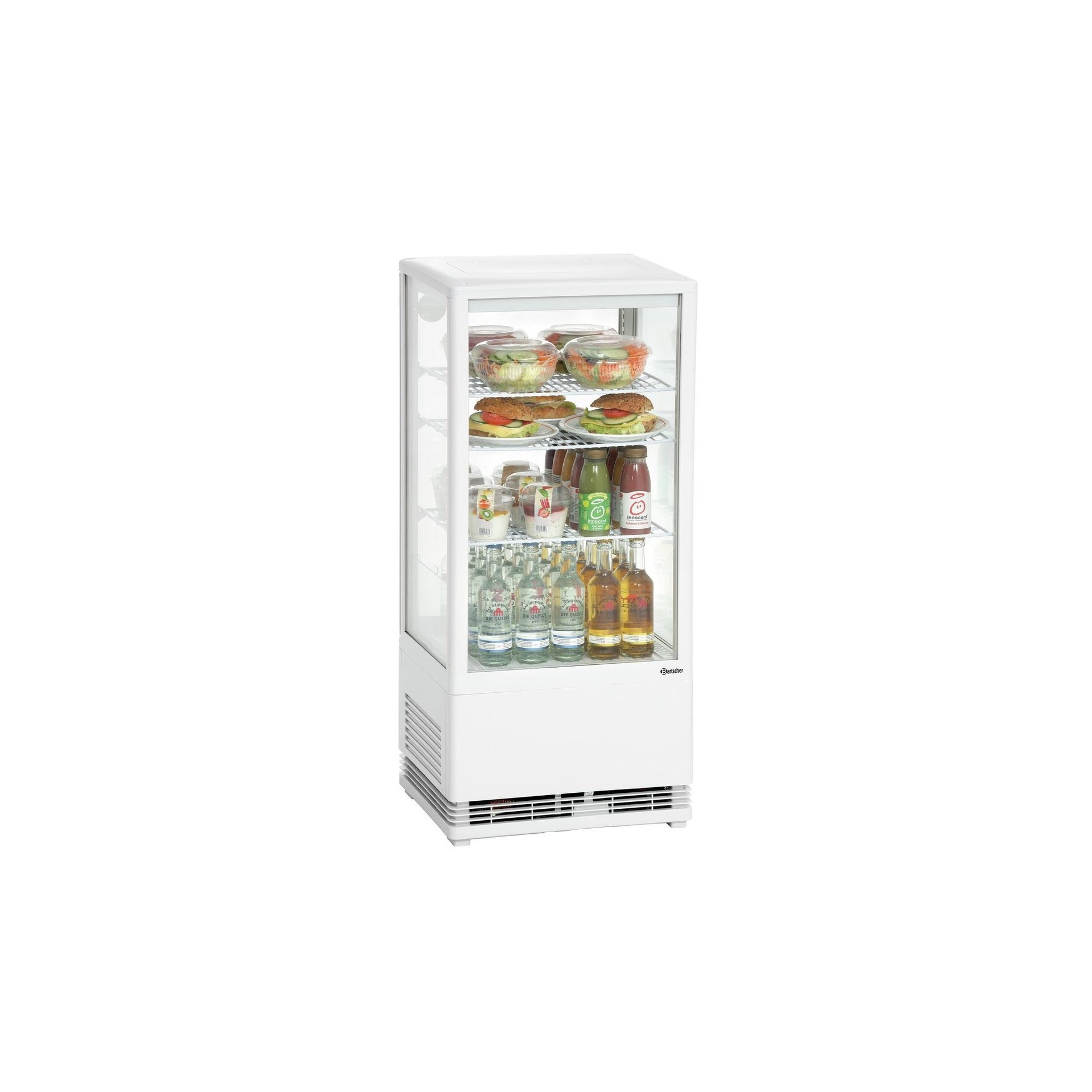 Mini-Kühlvitrine 78L, weiß Mini-Kühlvitrine 78L, weiß