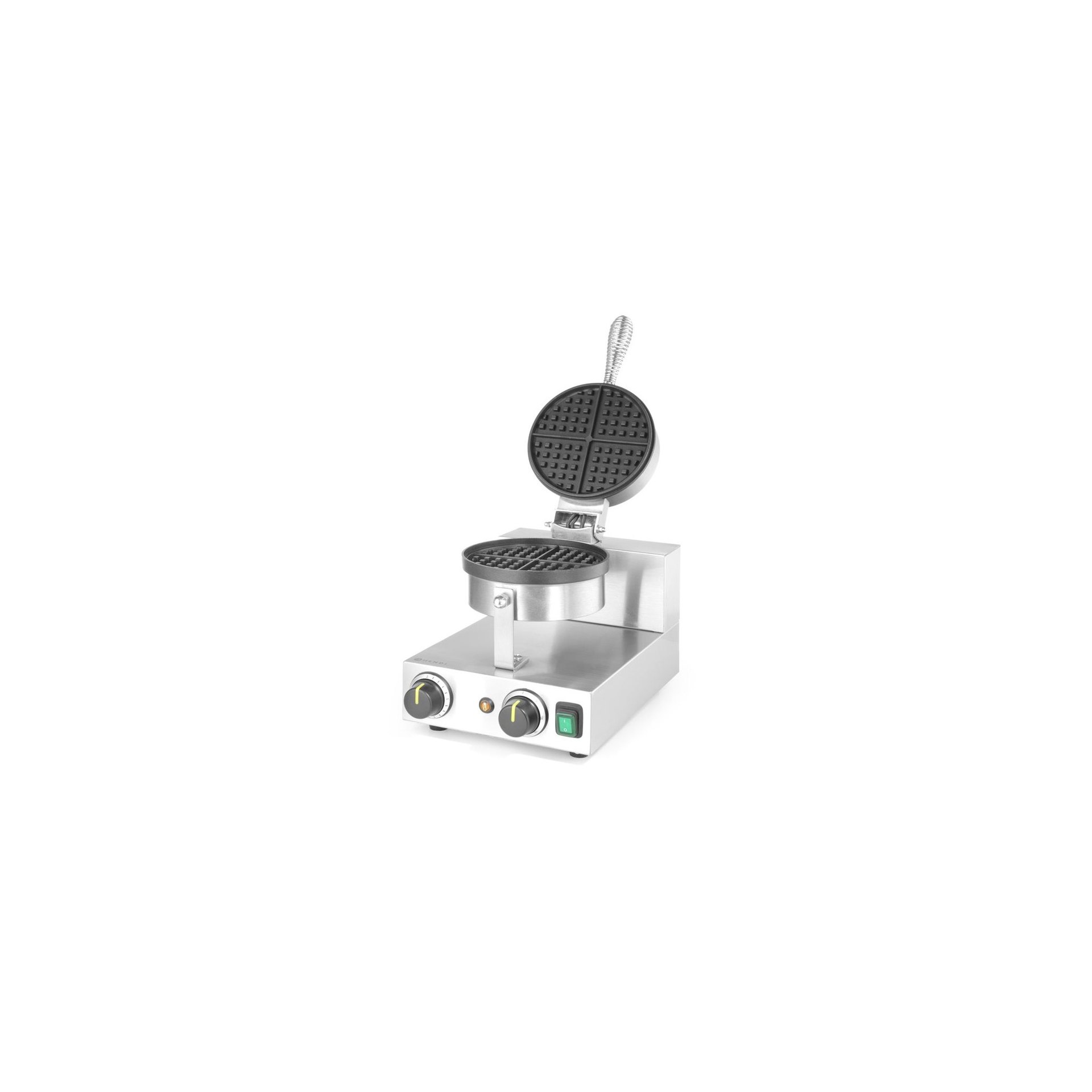 Waffeleisen rund, 230V/1000W, 250x491x(H)285mm