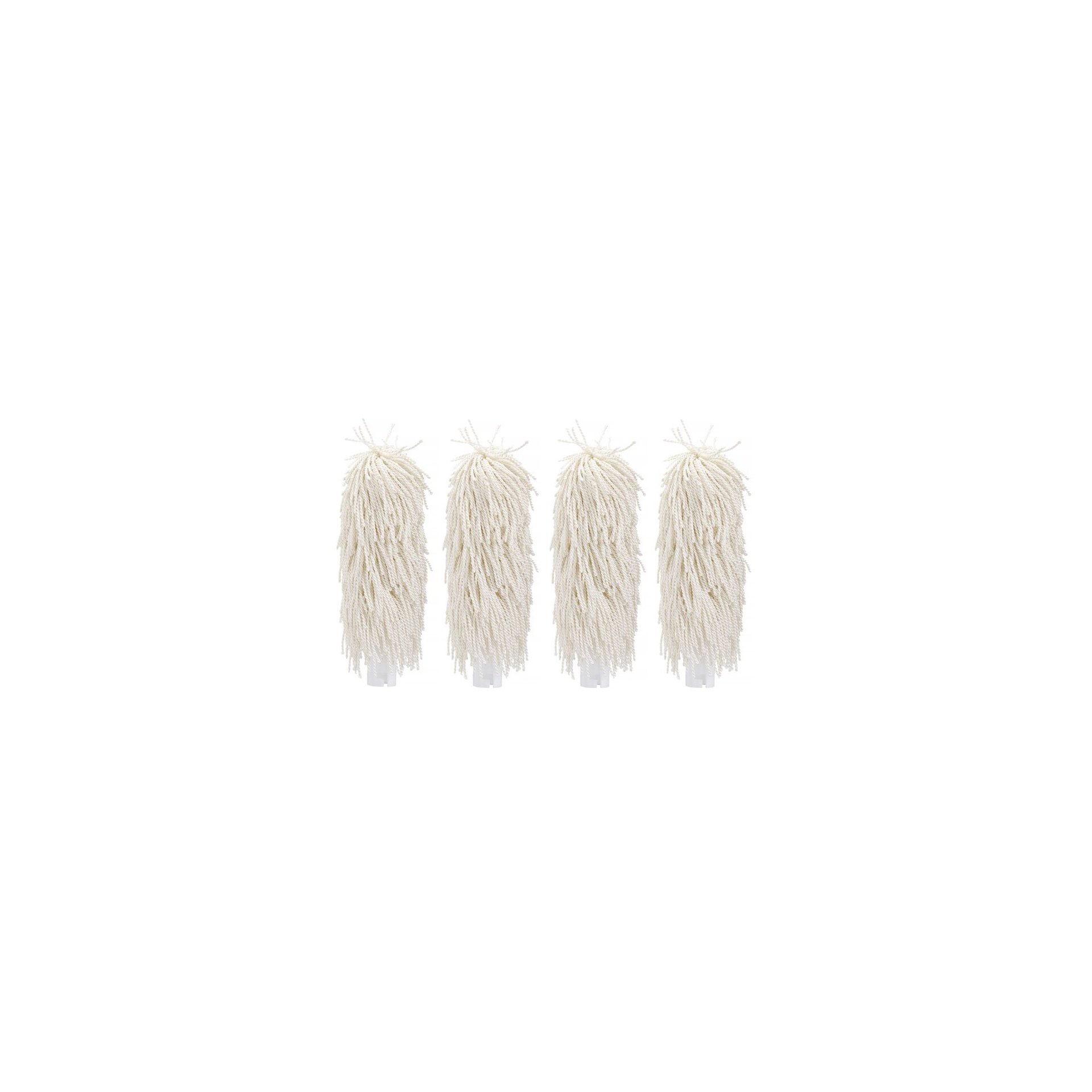 Bürsten für Glaspolierer – 2 Stück, Mittel, Weiß, 205x55mm