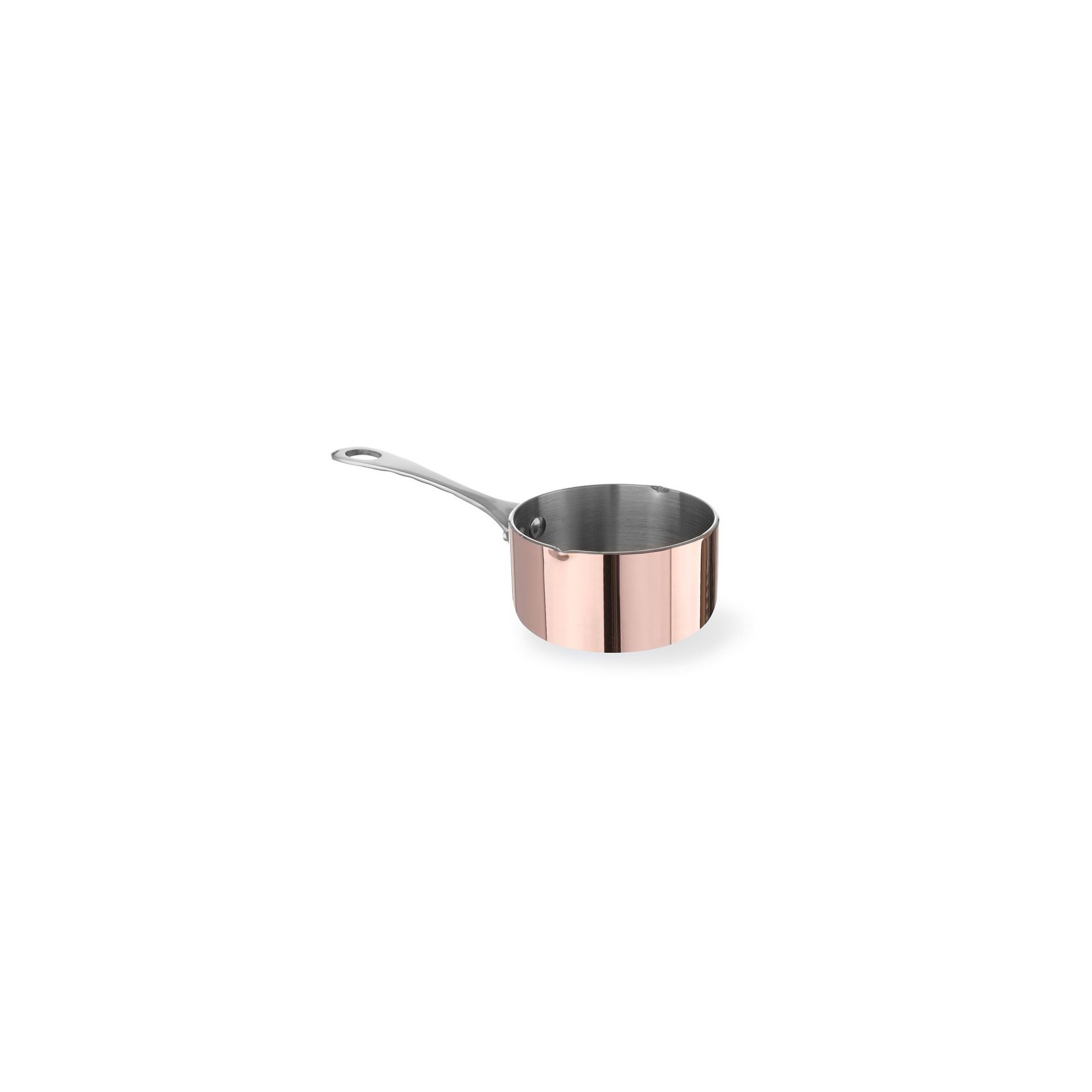 Miniatur-Kasserolle mit Ausgießer, 0,16L, ⌀75x(H)40mm Miniatur-Kasserolle mit Ausgießer, 0,16L, ⌀75x(H)40mm