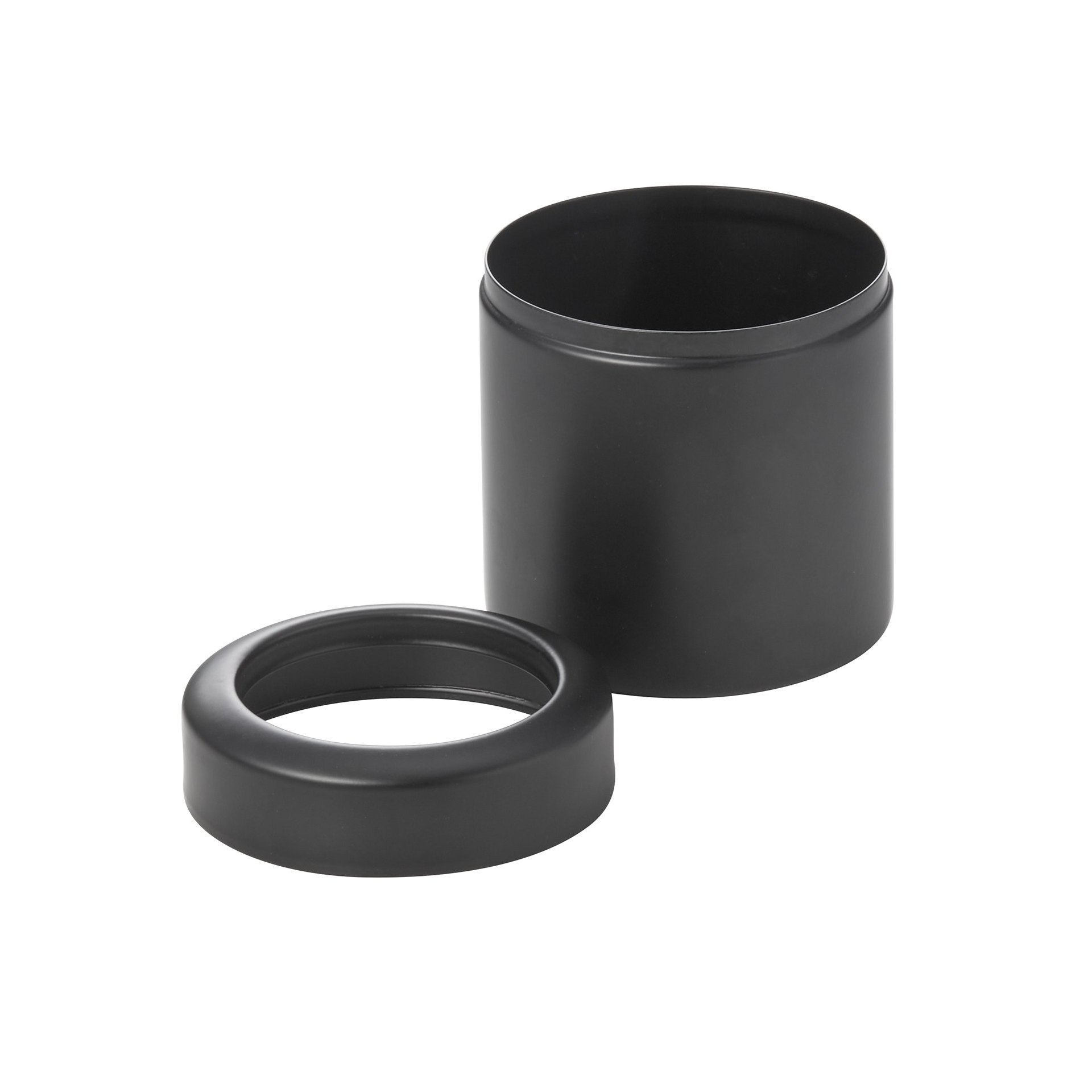 Tischrestebehälter, 700 ml, Ø 10 cm, schwarz pulverbeschichtet, Chromnickelstahl Tischrestebehälter, 700 ml, Ø 10 cm, schwarz pulverbeschichtet, Chromnickelstahl