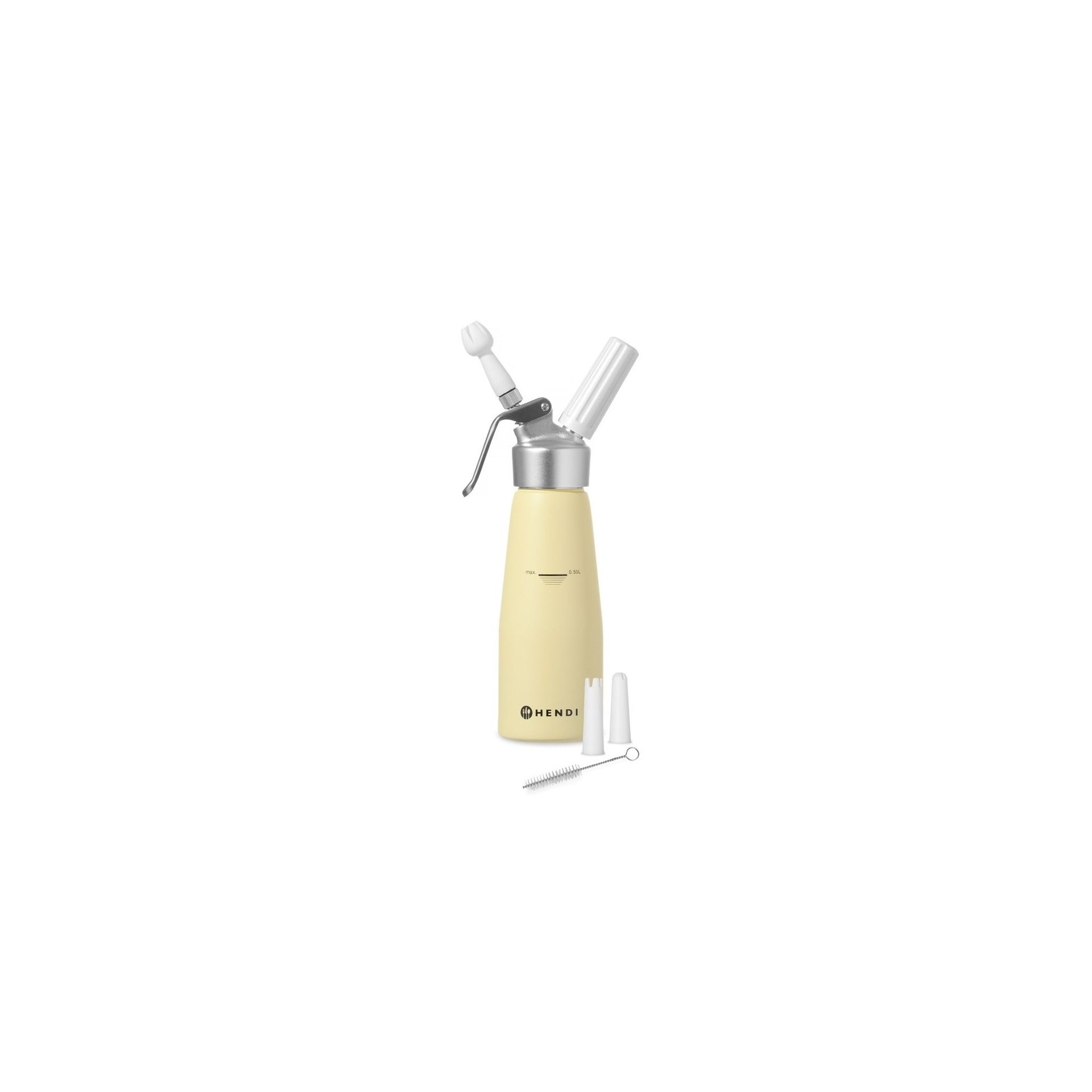 Sahnespender, 0,5L, Pastellgelb, ⌀80x(H)260mm