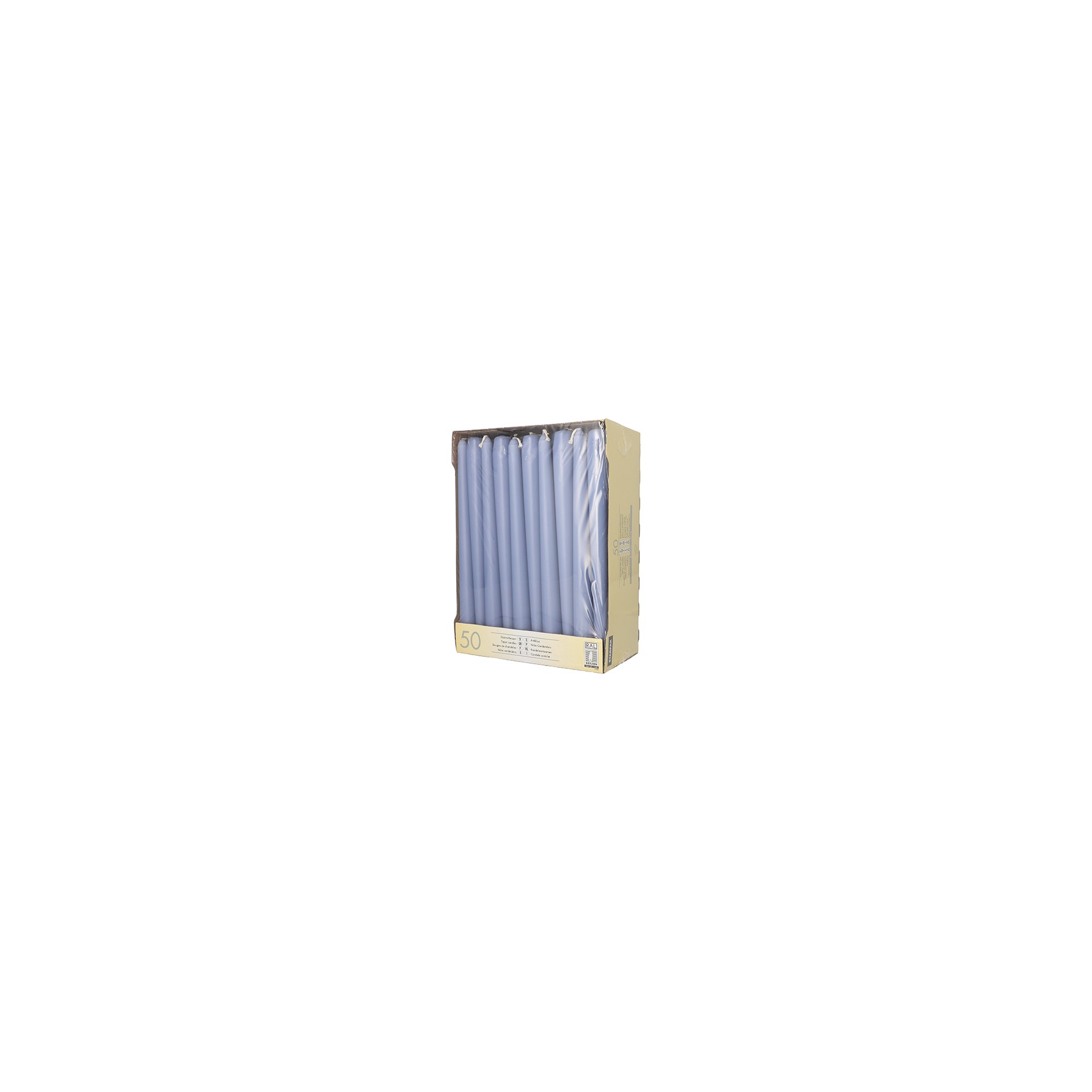 Leuchterkerzen Ø 2,2 cm · 25 cm soda blau Leuchterkerzen Ø 2,2 cm · 25 cm soda blau
