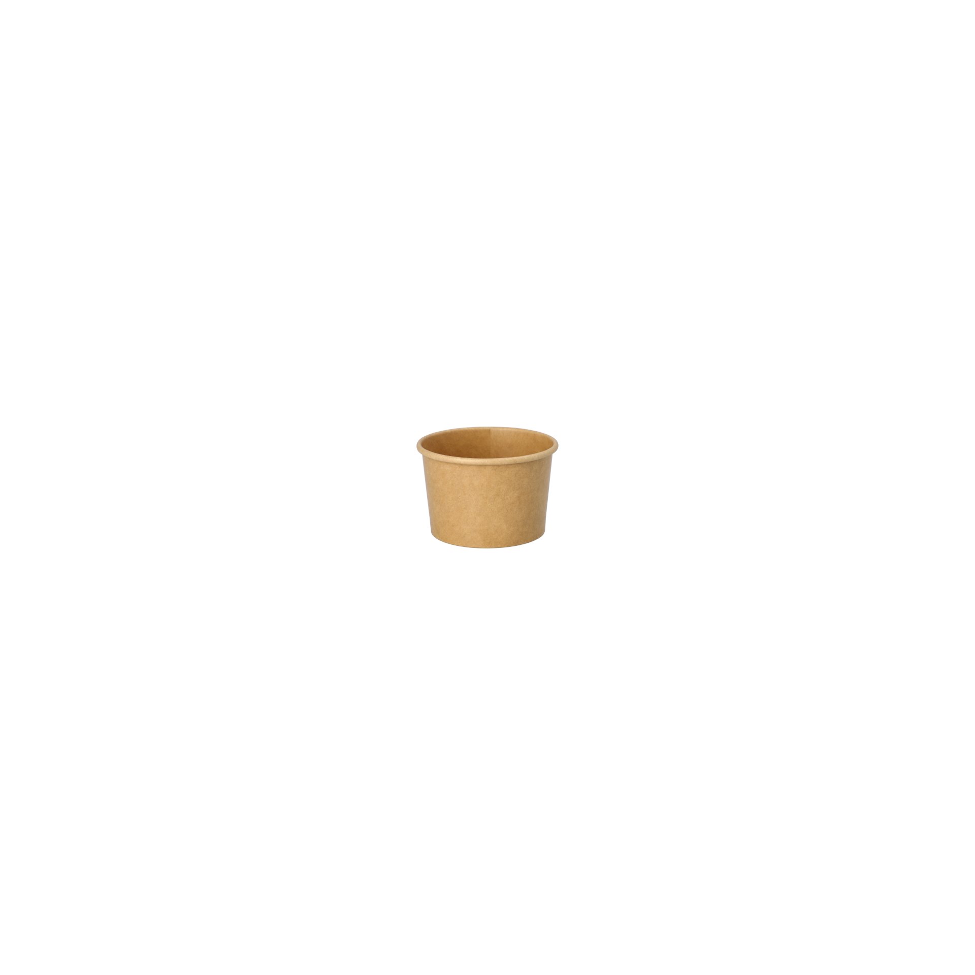 Eisbecher, Pappe rund 150 ml Ø 8,6 cm · 5,2 cm braun Eisbecher, Pappe rund 150 ml Ø 8,6 cm · 5,2 cm braun