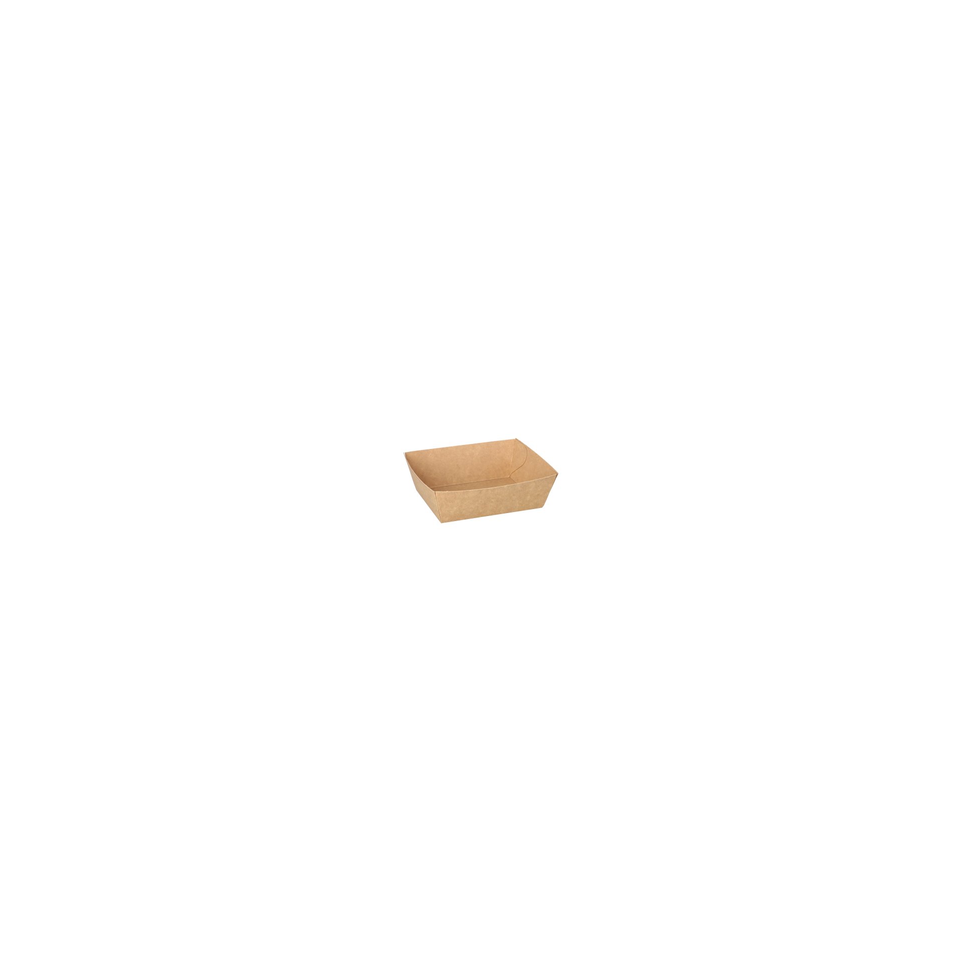 Snacktrays, Pappe "pure" 3,5 cm x 7 cm x 9 cm braun Snacktrays, Pappe "pure" 3,5 cm x 7 cm x 9 cm braun