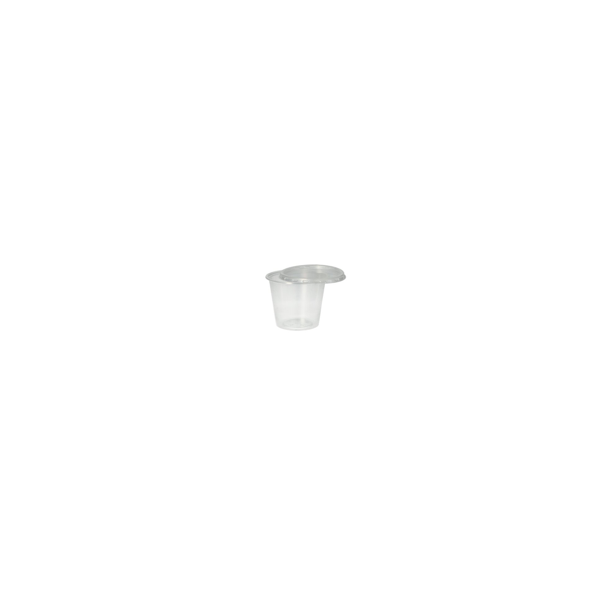 Dressingbecher, PP rund 125 ml Ø 7,1 cm · 5,7 cm transparent