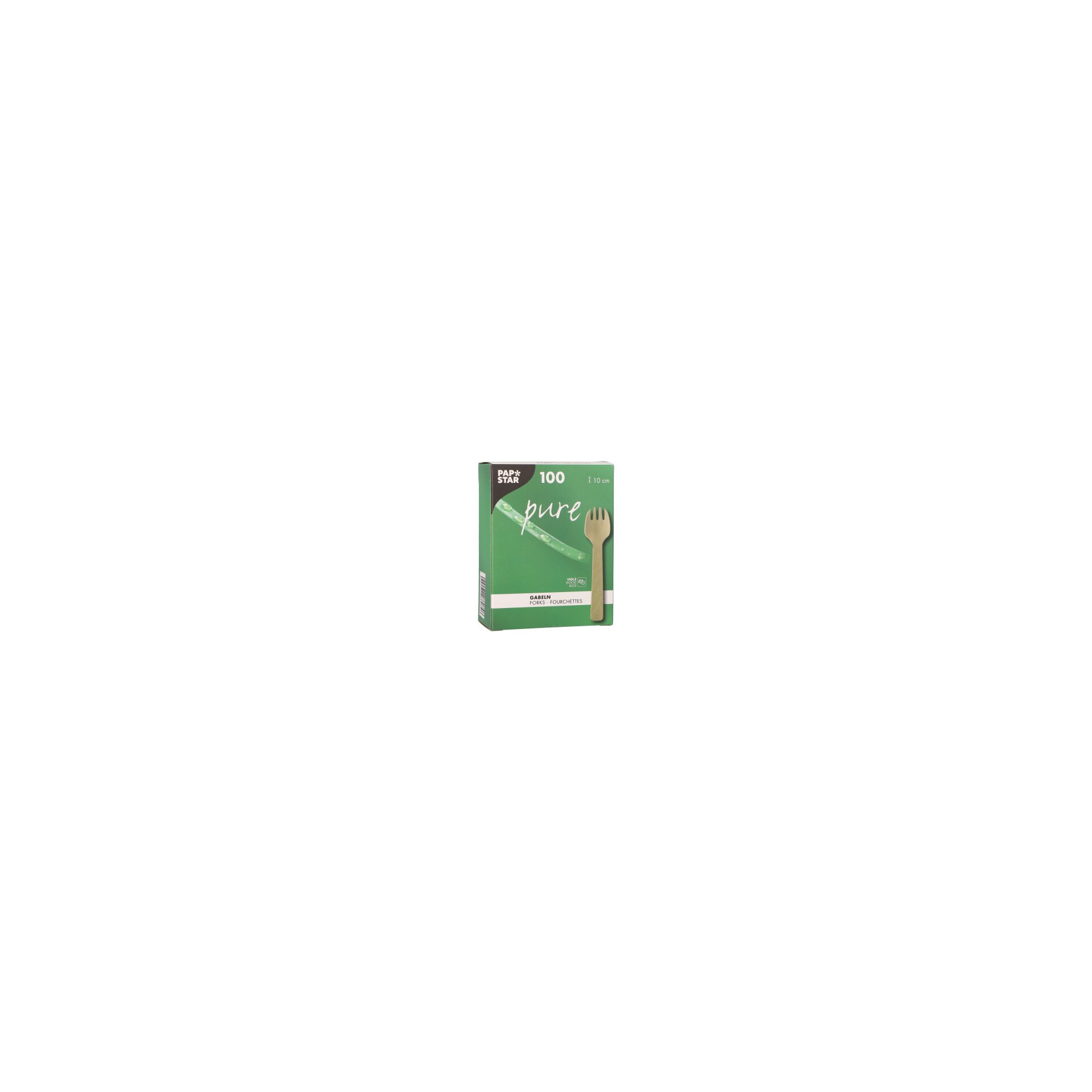 Gabeln, Holz "pure" 10 cm Gabeln, Holz "pure" 10 cm