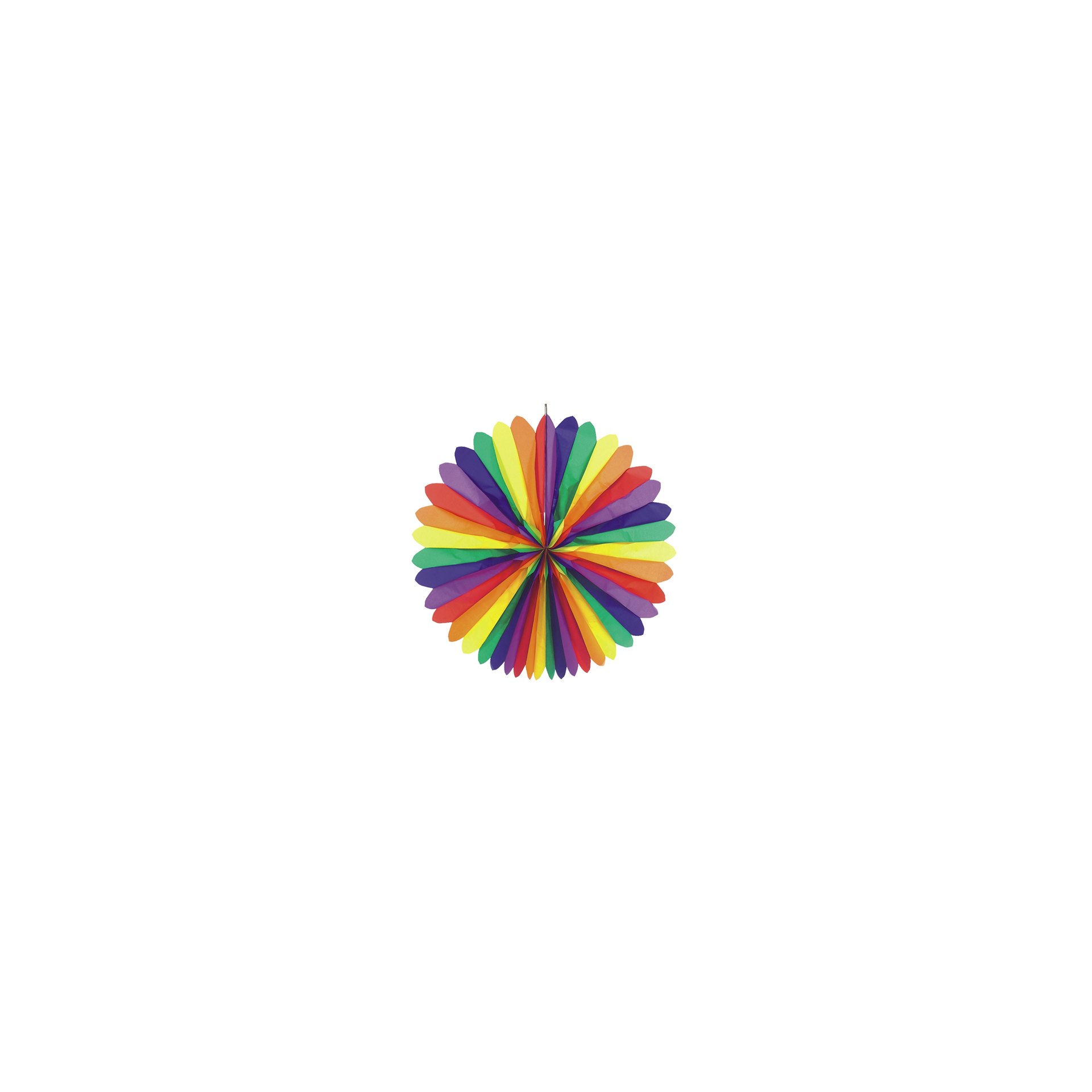 Dekofächer Ø 120 cm "Rainbow" schwer entflammbar