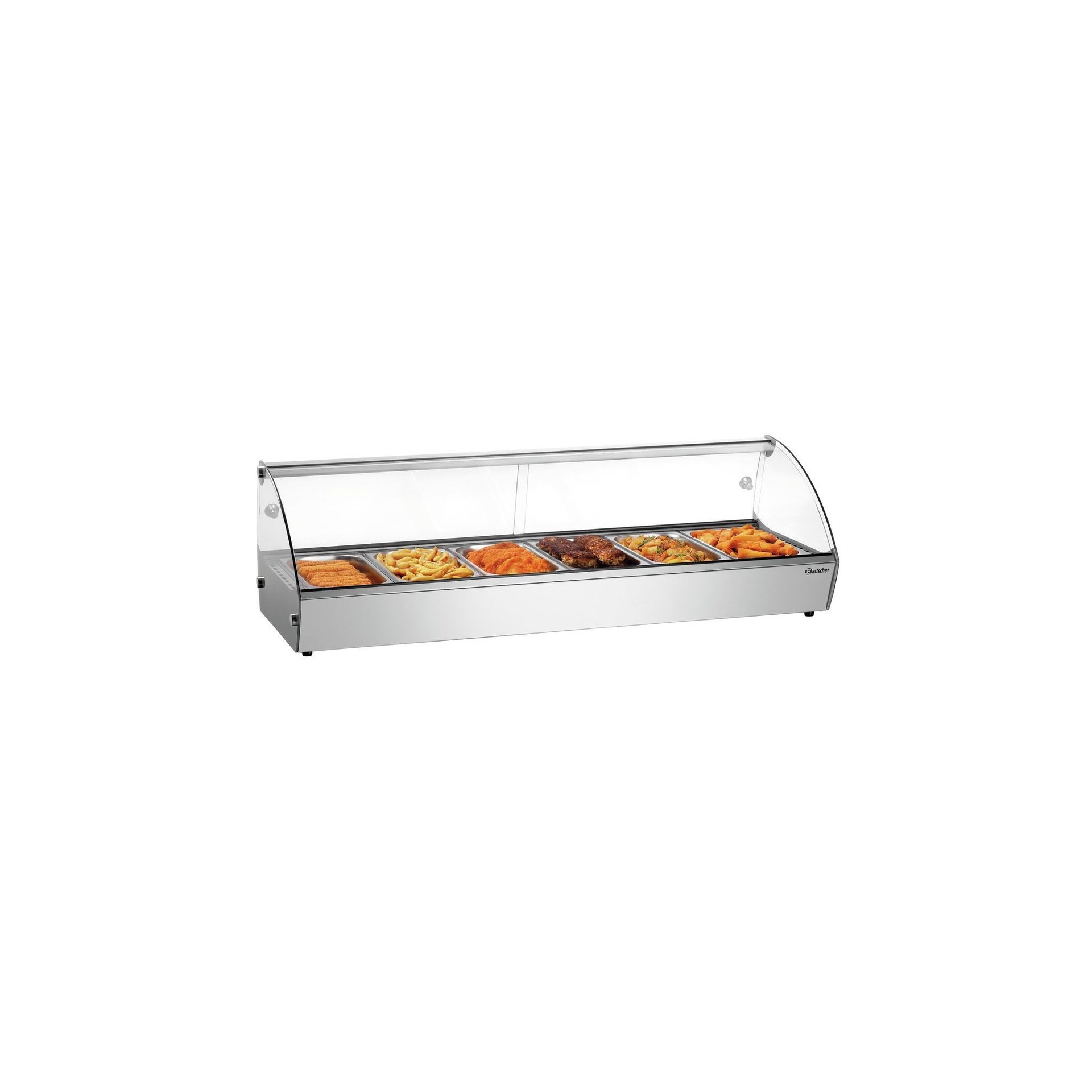 Heiße Aufsatzvitrine R6 6 x 1/3 GN