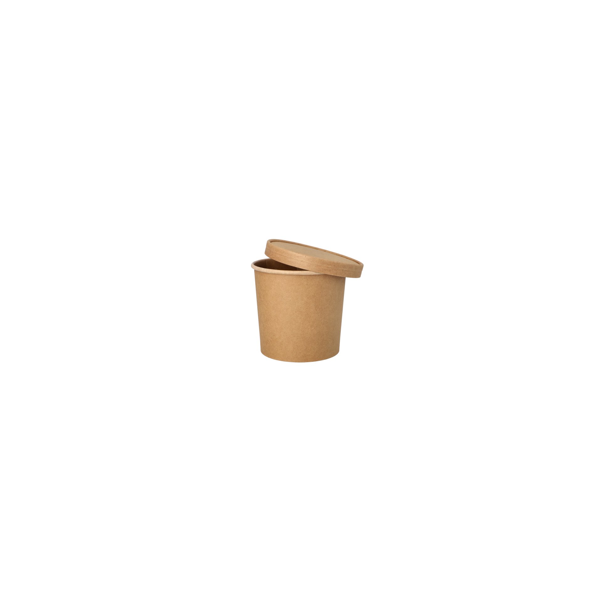 Suppenbecher, Pappe rund 760 ml Ø 11,5 cm · 11 cm braun