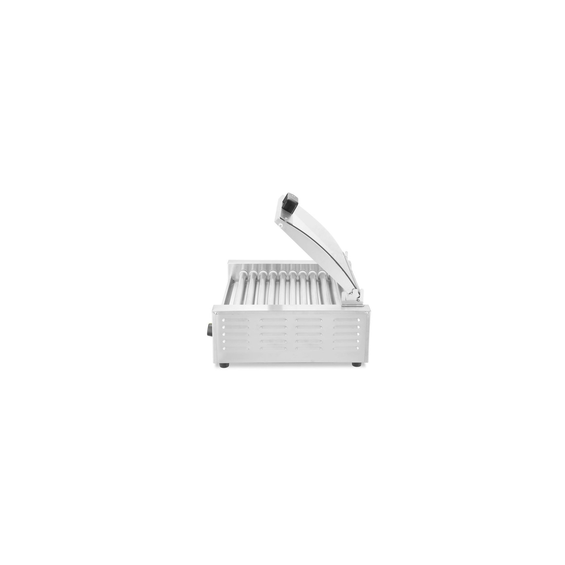 Rollengrill - 2 Zonen mit Energiesparabdeckung, 11 Rollen, 220-240V/980W, 566x527x(H)259mm Rollengrill - 2 Zonen mit Energiesparabdeckung, 11 Rollen, 220-240V/980W, 566x527x(H)259mm