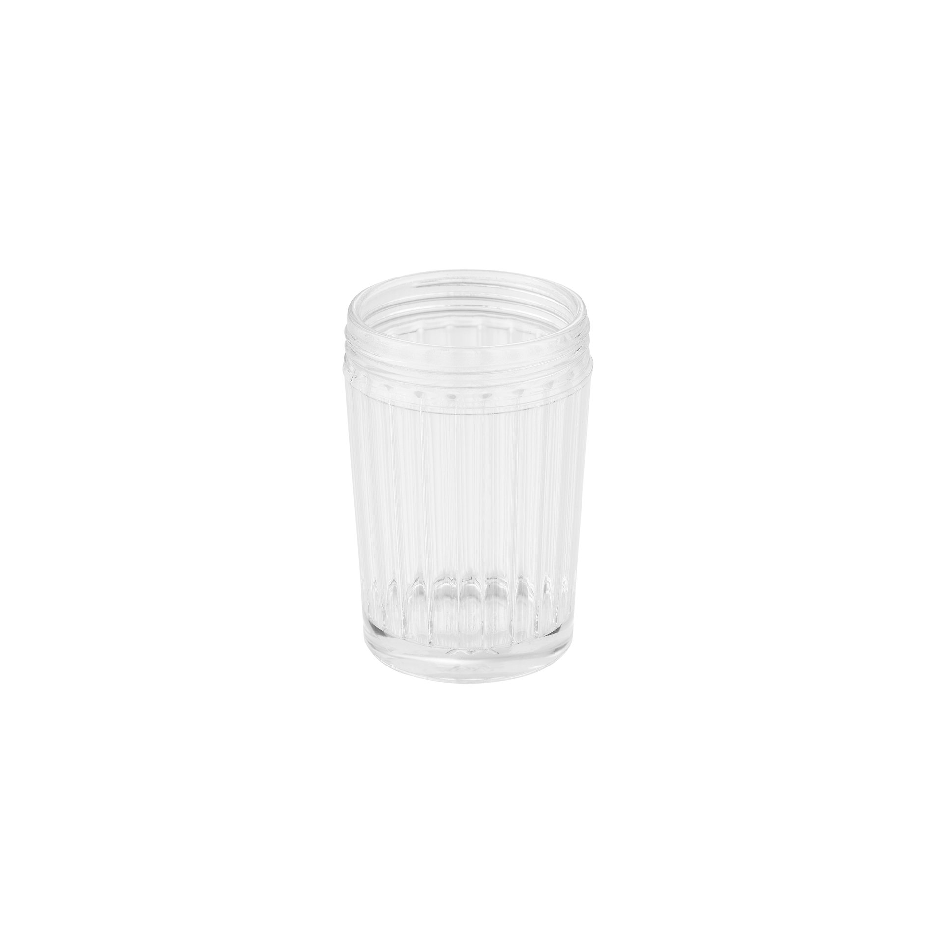 Streuer, Ø 7 cm, Höhe 11,5 cm, 8 mm Perforierung, Glas Streuer, Ø 7 cm, Höhe 11,5 cm, 8 mm Perforierung, Glas
