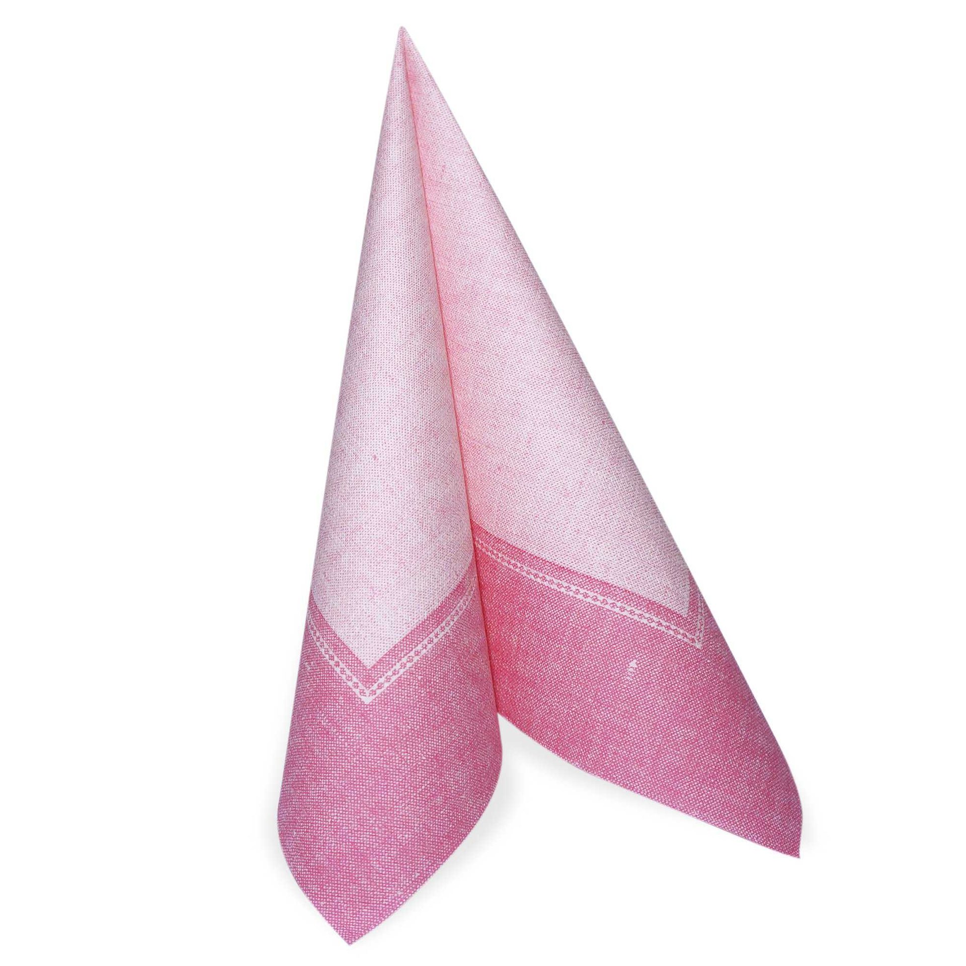 Servietten "ROYAL Collection" 1/4-Falz 40 cm x 40 cm rosa "Linum" Servietten "ROYAL Collection" 1/4-Falz 40 cm x 40 cm rosa "Linum"