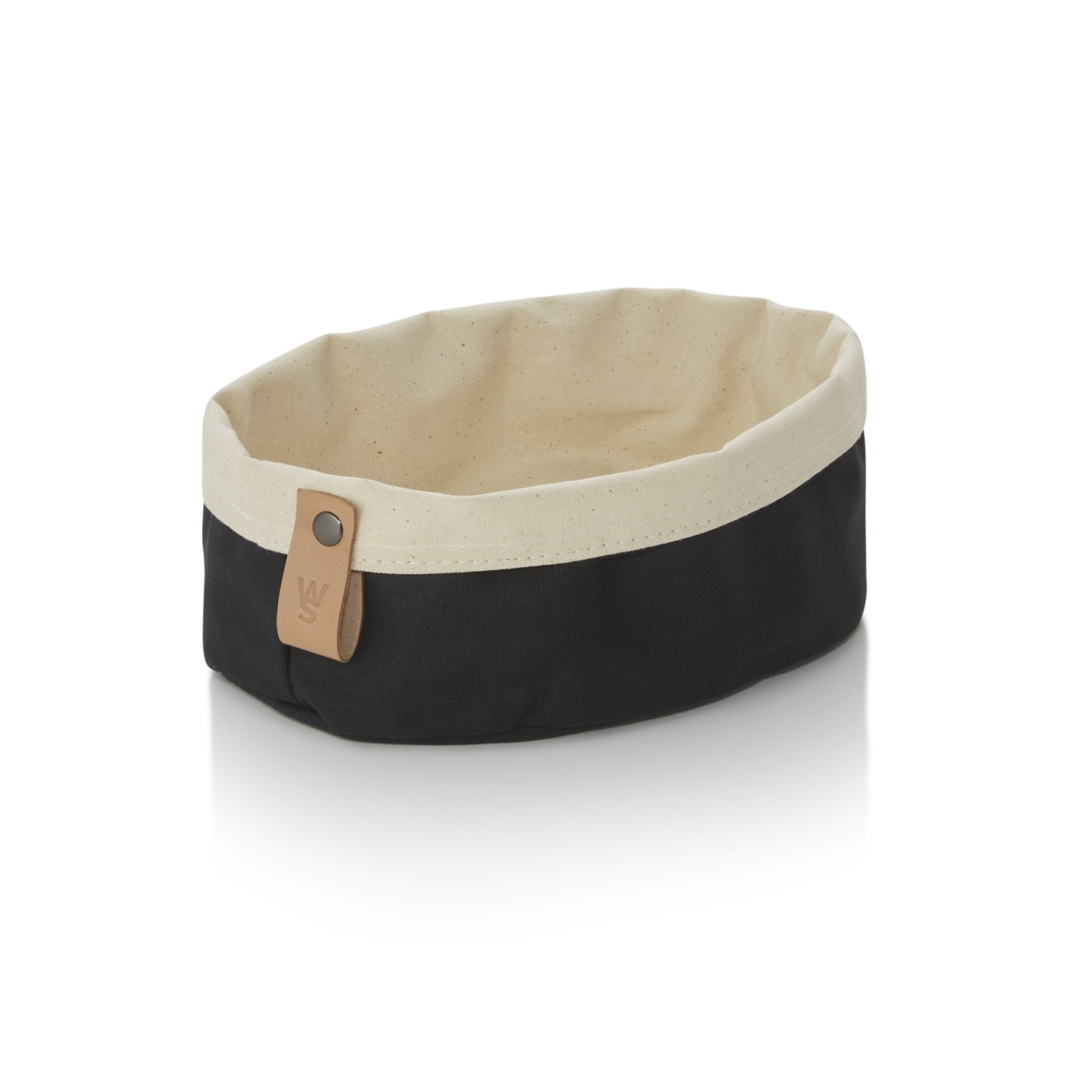 Brottasche FLIP COTTON, 19 x 15 x 10 cm, schwarz/cream, Canvas Brottasche FLIP COTTON, 19 x 15 x 10 cm, schwarz/cream, Canvas