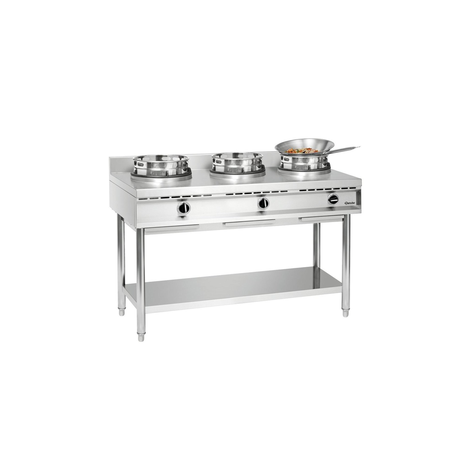 Wok-Herd, 3 Brenner Wok-Herd, 3 Brenner