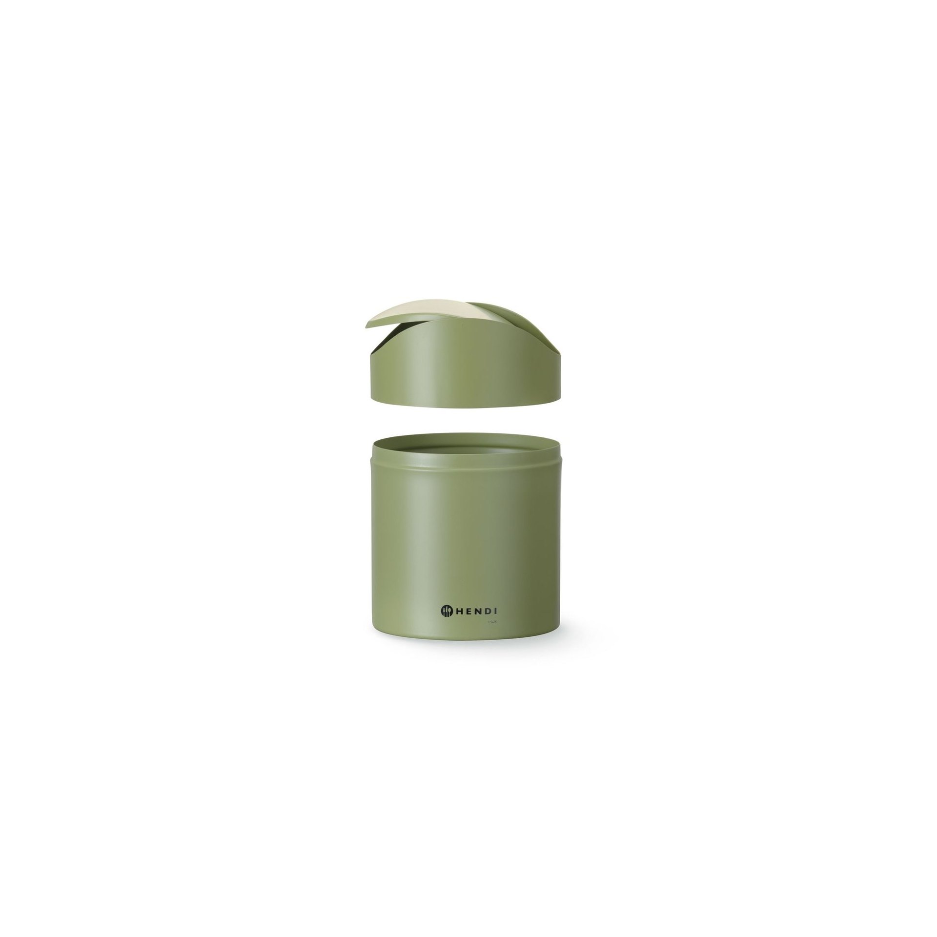 Tischabfalleimer 1,2L, Grün, ⌀120x(H)165mm Tischabfalleimer 1,2L, Grün, ⌀120x(H)165mm