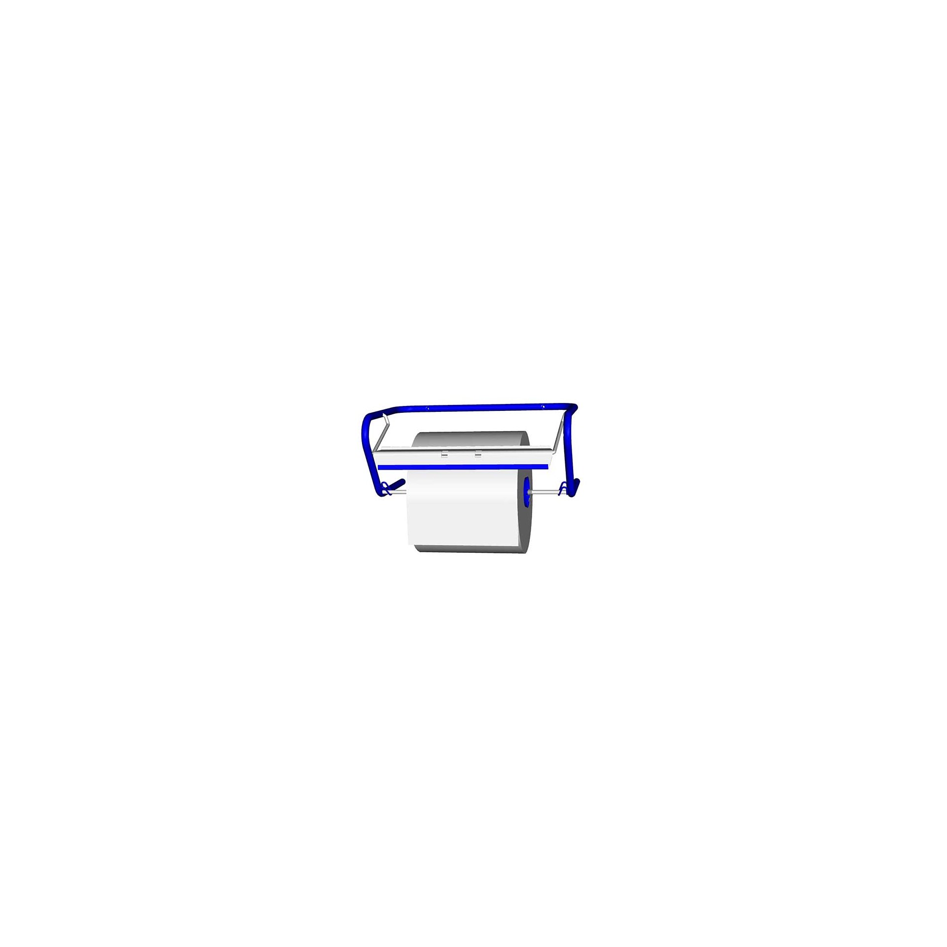 Wandhalter für Putzrollen 33,5 cm x 23,5 cm x 52,5 cm blau für Putzrollen