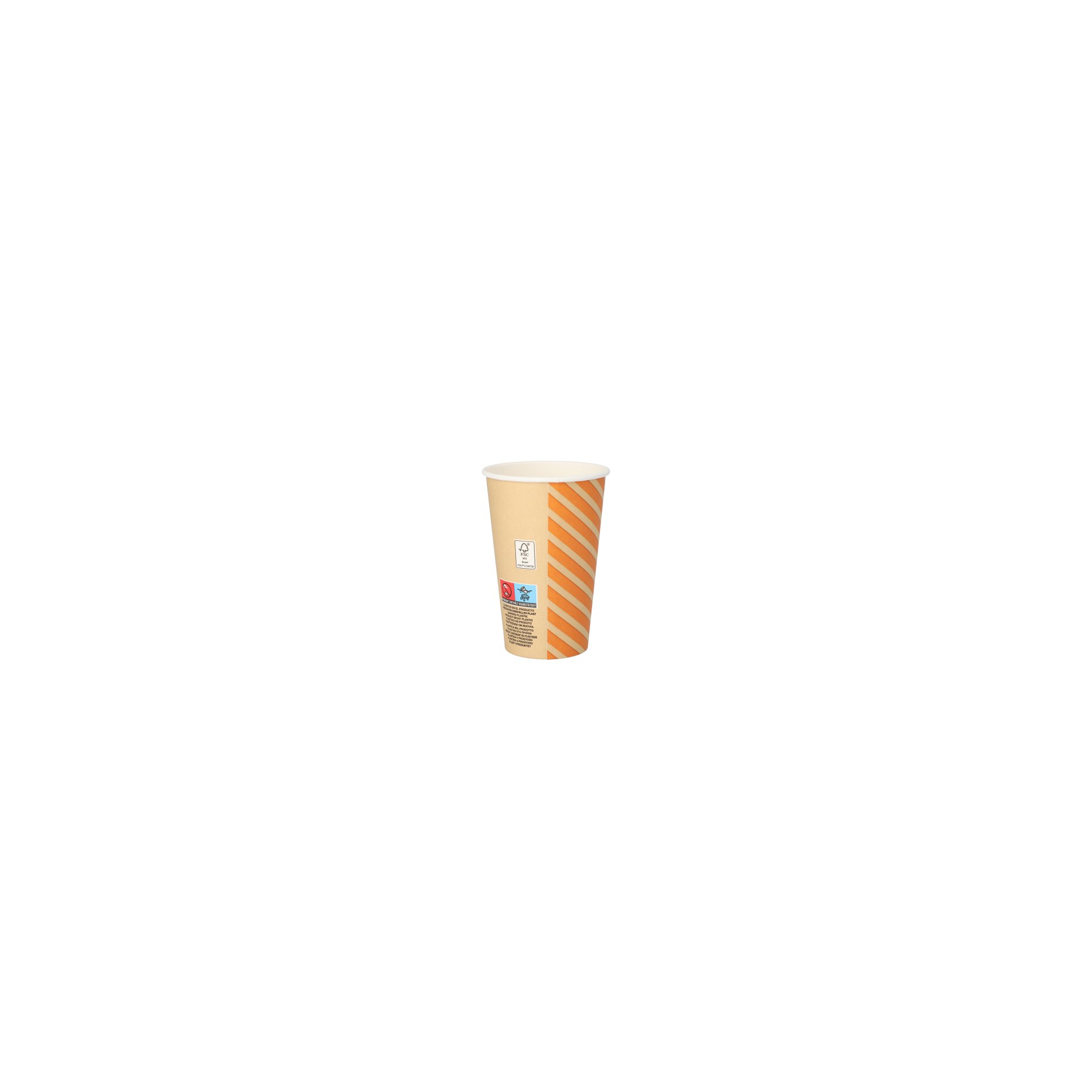 Trinkbecher, Pappe 0,3 l Ø 8 cm · 11,6 cm "Coffee Line" Trinkbecher, Pappe 0,3 l Ø 8 cm · 11,6 cm "Coffee Line"
