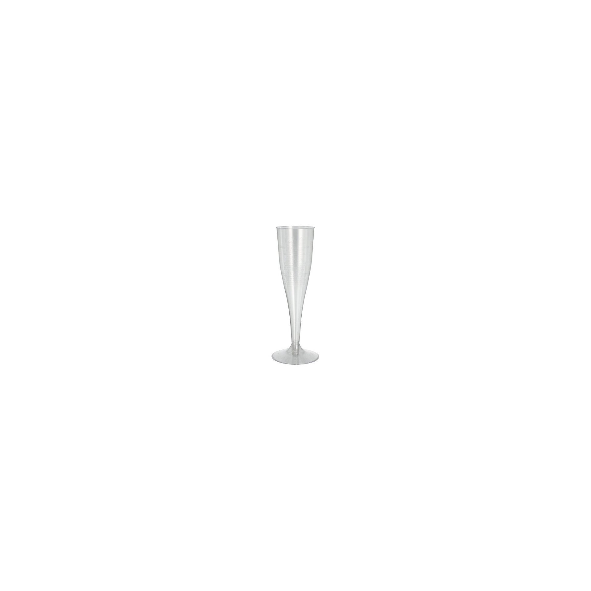 Stiel-Gläser für Sekt, PS 0,1 l Ø 5 cm · 17,5 cm glasklar