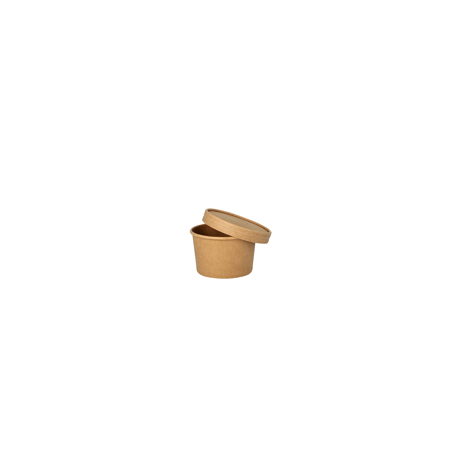 Suppenbecher, Pappe rund 230 ml Ø 9,8 cm · 6 cm braun Suppenbecher, Pappe rund 230 ml Ø 9,8 cm · 6 cm braun