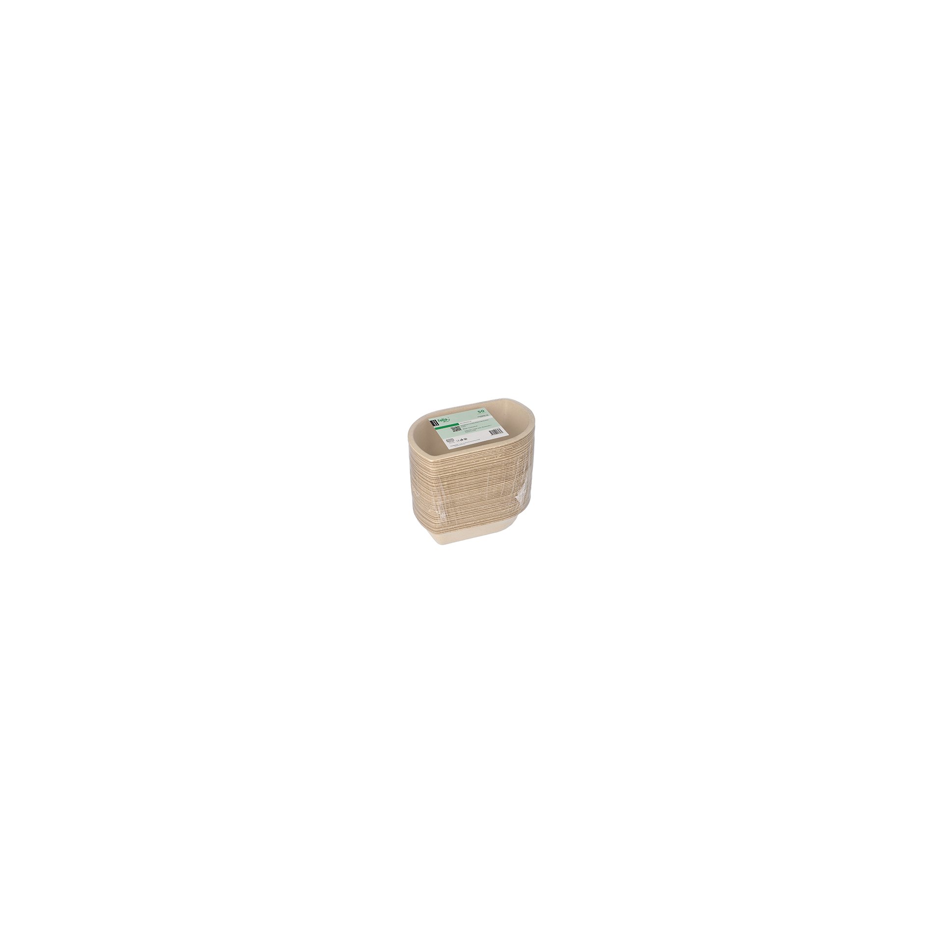 Snacktrays Zuckerrohr 3,6 cm x 9,9 cm x 15 cm natur
