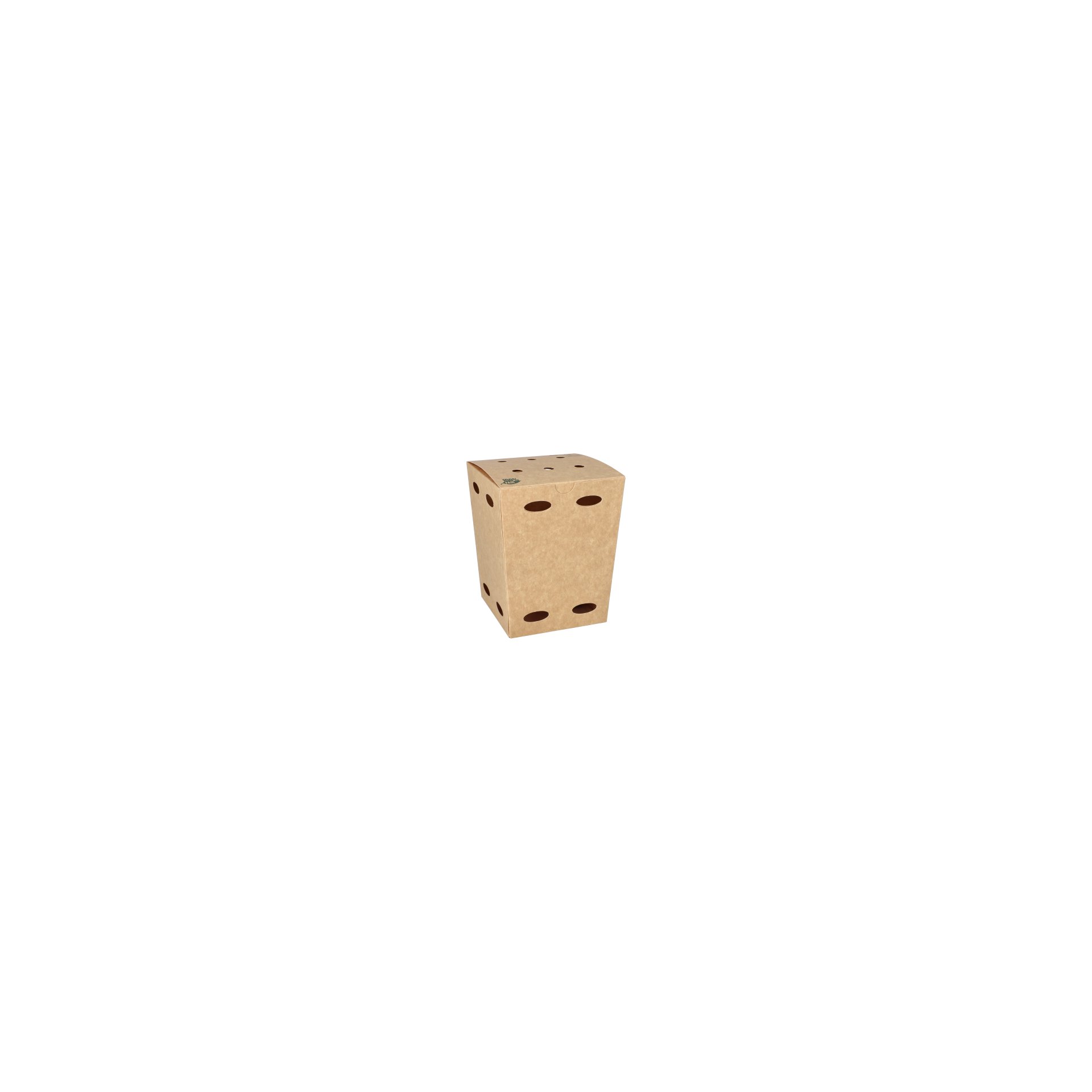 Pommes-Frites-Boxen, Pappe "pure" 15,5 cm x 10,5 cm x 10,5 cm braun "100% Fair" klein Pommes-Frites-Boxen, Pappe "pure" 15,5 cm x 10,5 cm x 10,5 cm braun "100% Fair" klein