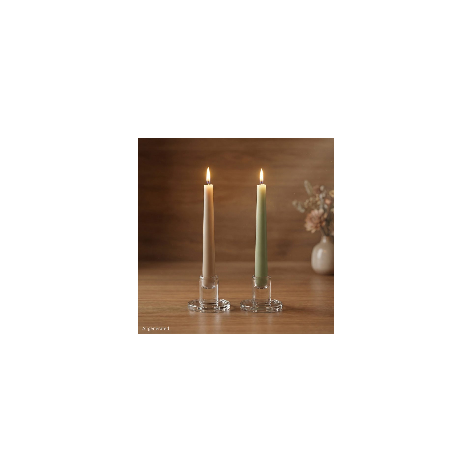 Kerzenhalter Glas Ø 6,6 cm · 5,8 cm