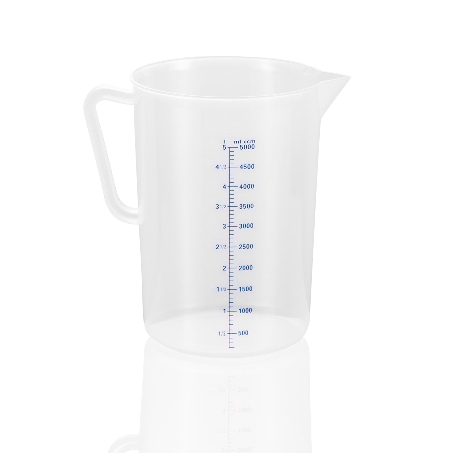 Messbecher 5 L, Ø 19,6 cm, (H) 27 cm Messbecher 5 L, Ø 19,6 cm, (H) 27 cm