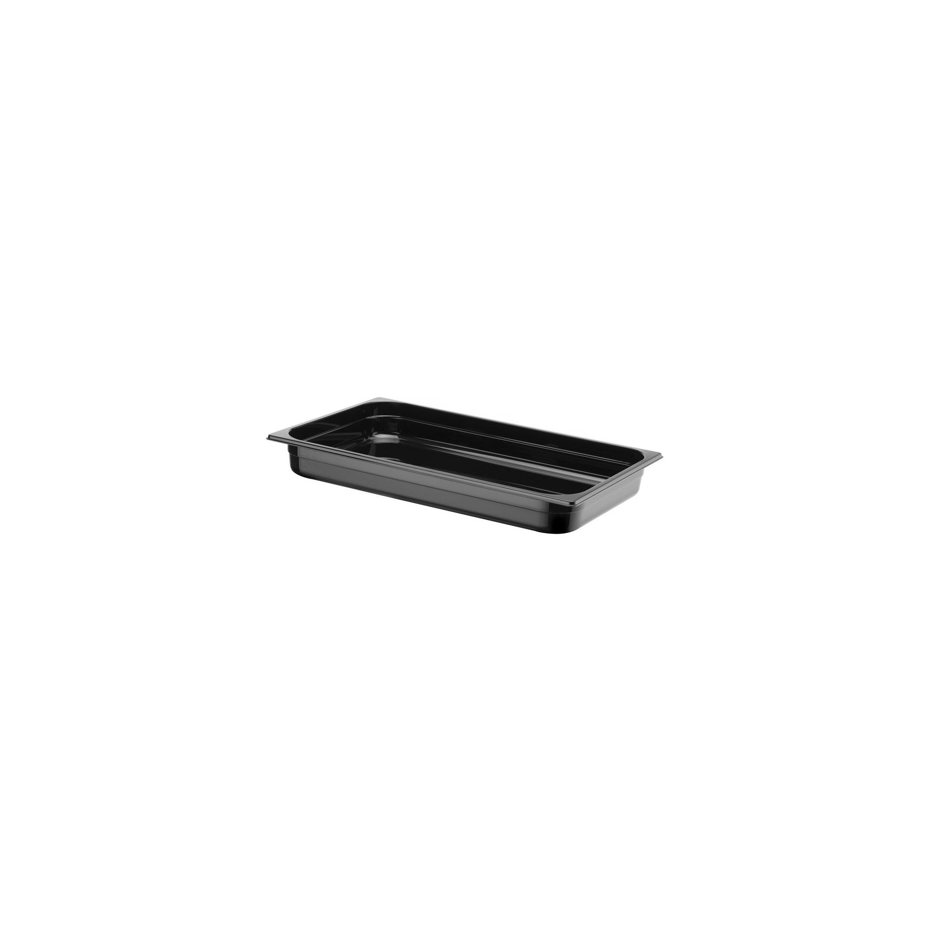 Gastronorm-Behälter 1/1, Profi Line, GN 1/1, 9L, Schwarz, 530x325x(H)65mm