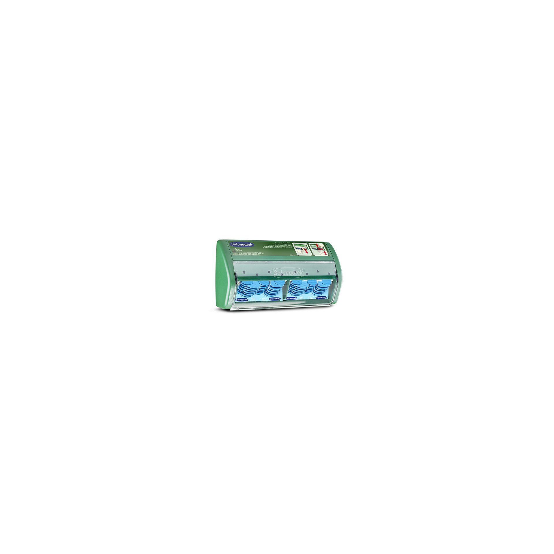 "Cederroth" Salvequick, Pflasterspender Detectable 11,4 cm x 22,6 cm x 5,4 cm blau
