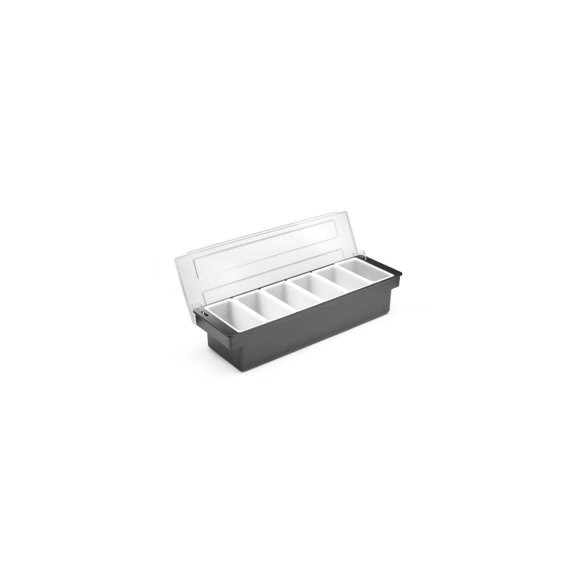 Zutatenbehälter – 6 Fächer, BarUp, 480x150x(H)100mm Zutatenbehälter – 6 Fächer, BarUp, 480x150x(H)100mm