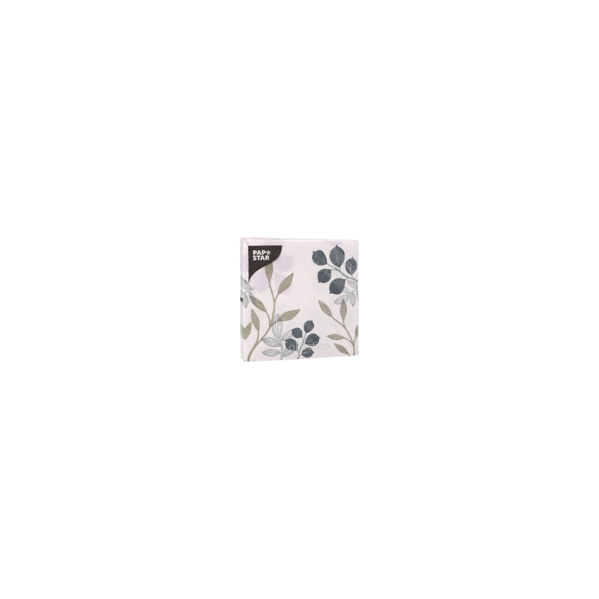 Servietten, 3-lagig 1/4-Falz 33 cm x 33 cm "Leafs"